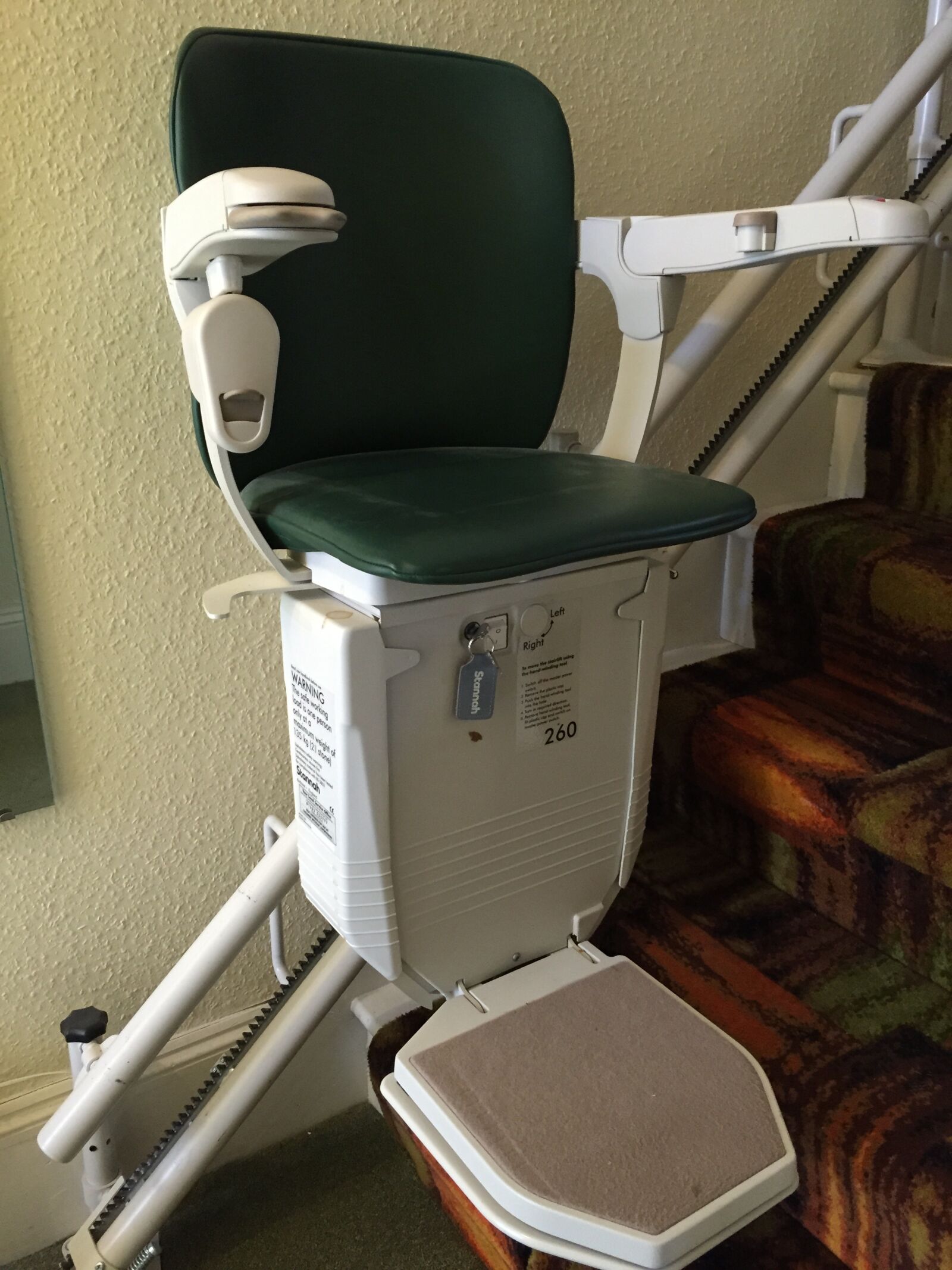 Apple iPhone 6 sample photo. Stair lift, stannah, curved photography