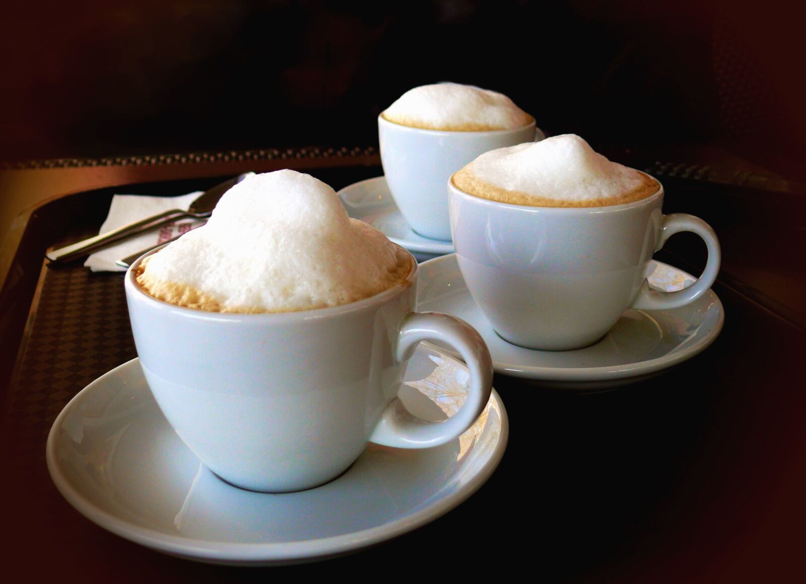 Panasonic DMC-FZ50 sample photo. Coffee cup, foam, ceramic photography