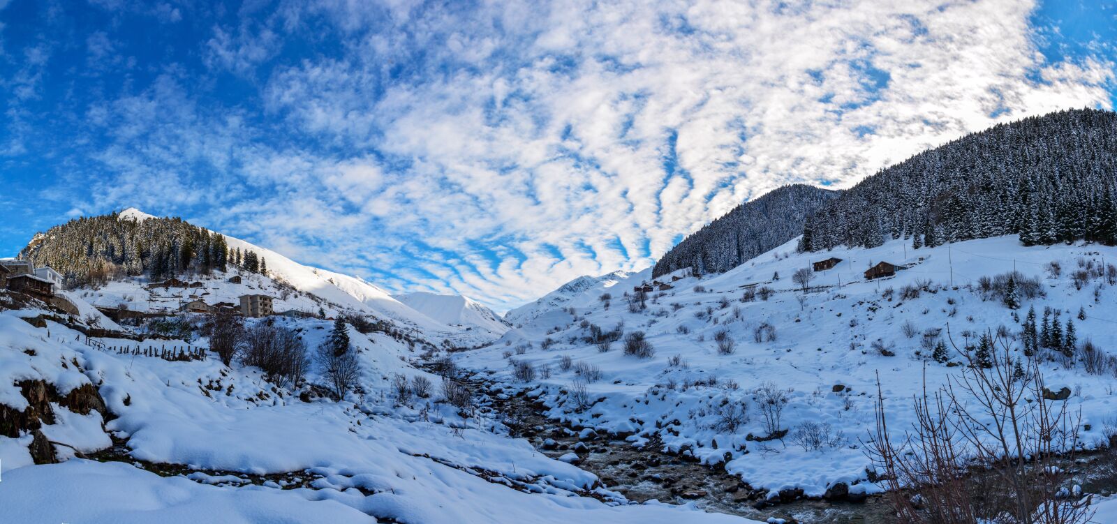 Nikon D7100 sample photo. Snow, mountain, forest photography