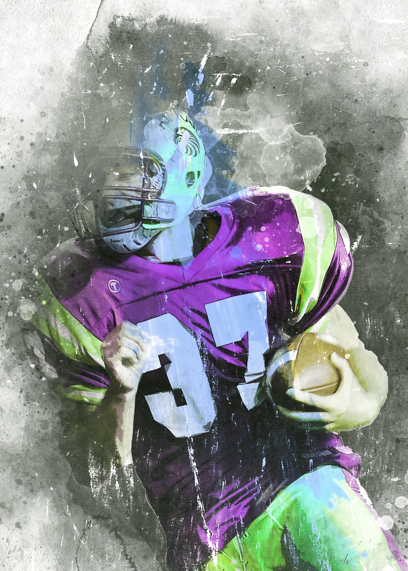 Canon EOS 20D sample photo. Football, american football, game photography
