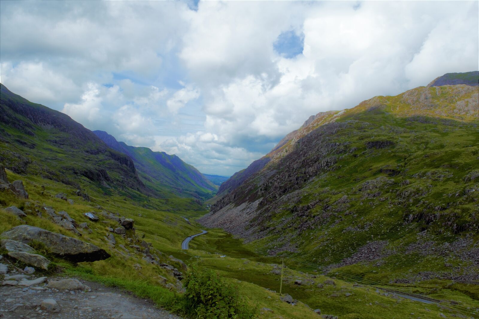 Nikon D3300 sample photo. Mountain road, valley, travel photography