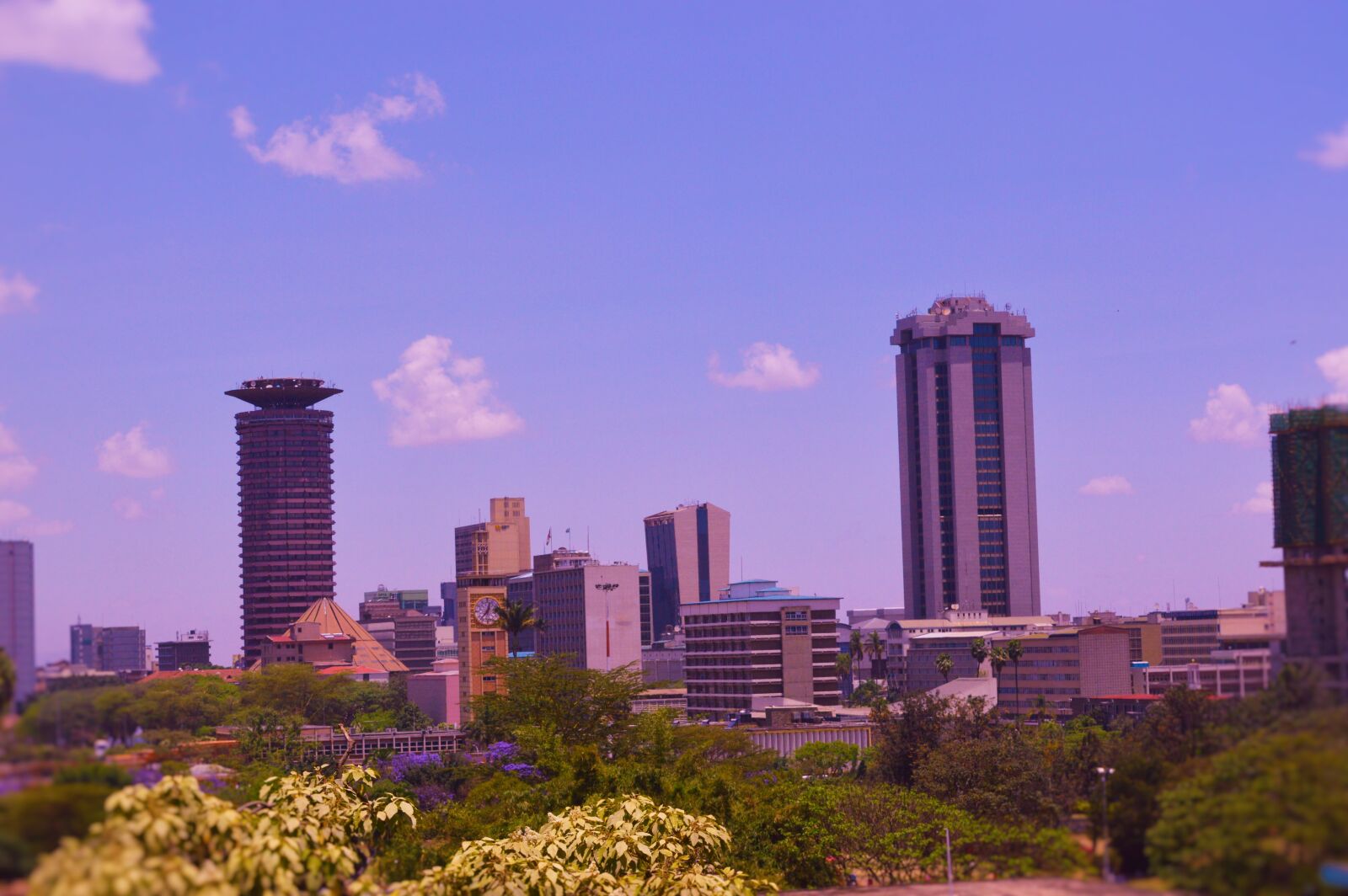 Nikon D3200 sample photo. City, nairobi, skyline photography