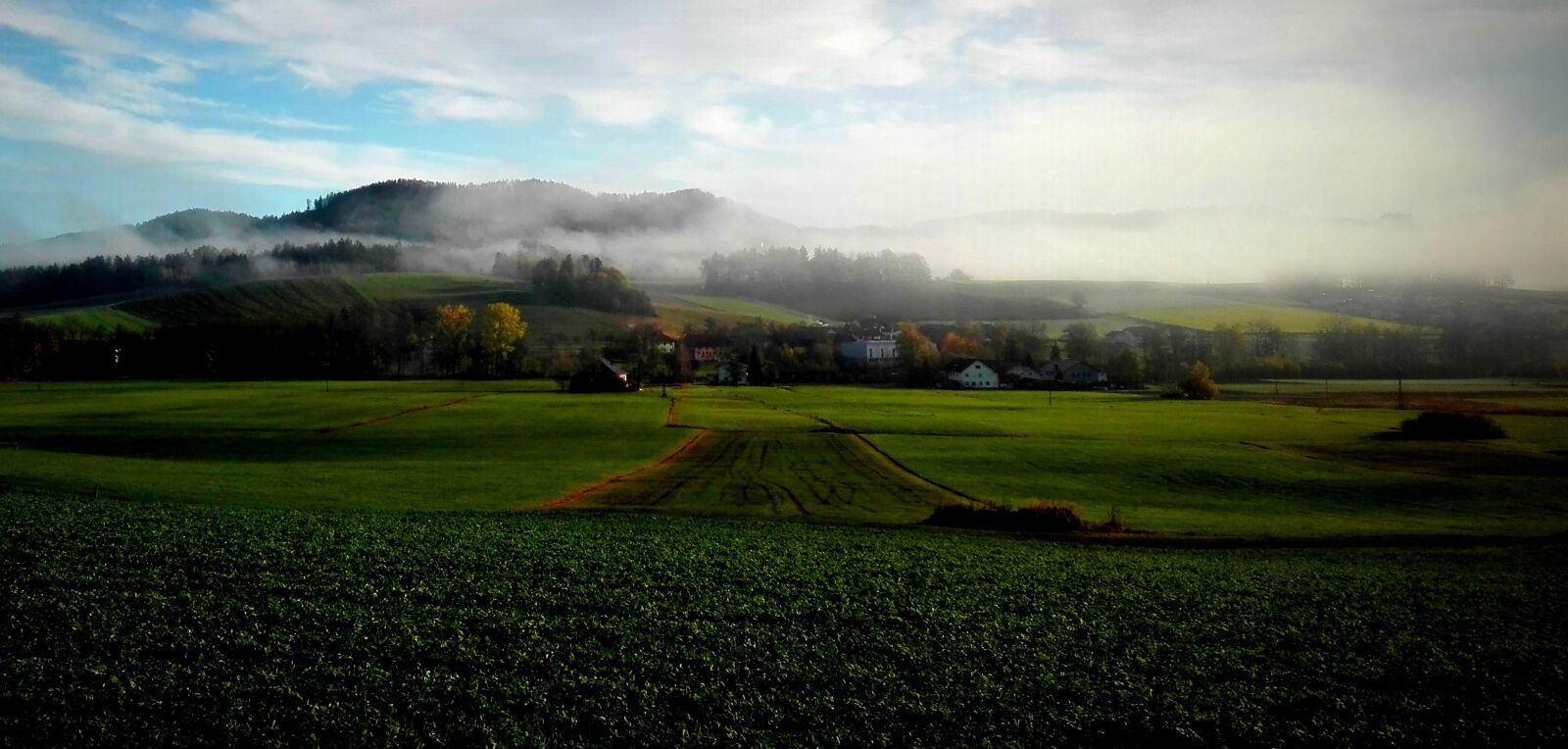 HUAWEI P8 Lite sample photo. Landscape, fog, sky photography