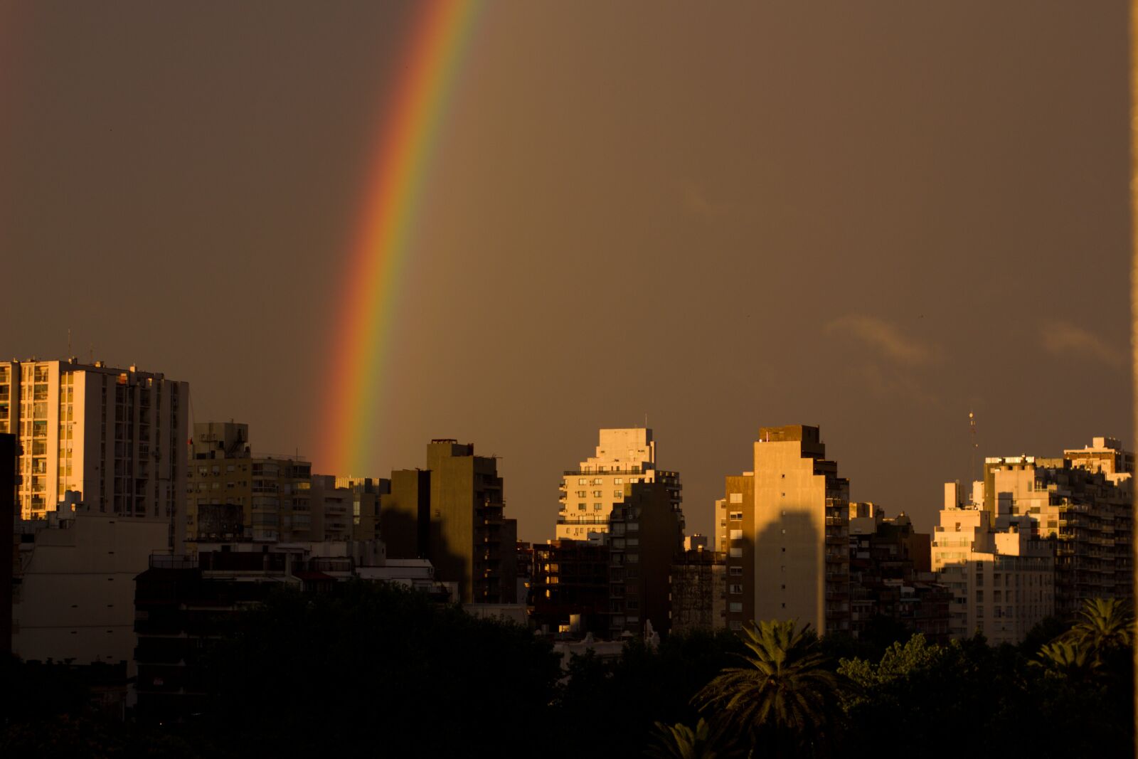 Canon EOS 650D (EOS Rebel T4i / EOS Kiss X6i) sample photo. Rainbow, city, afternoon photography