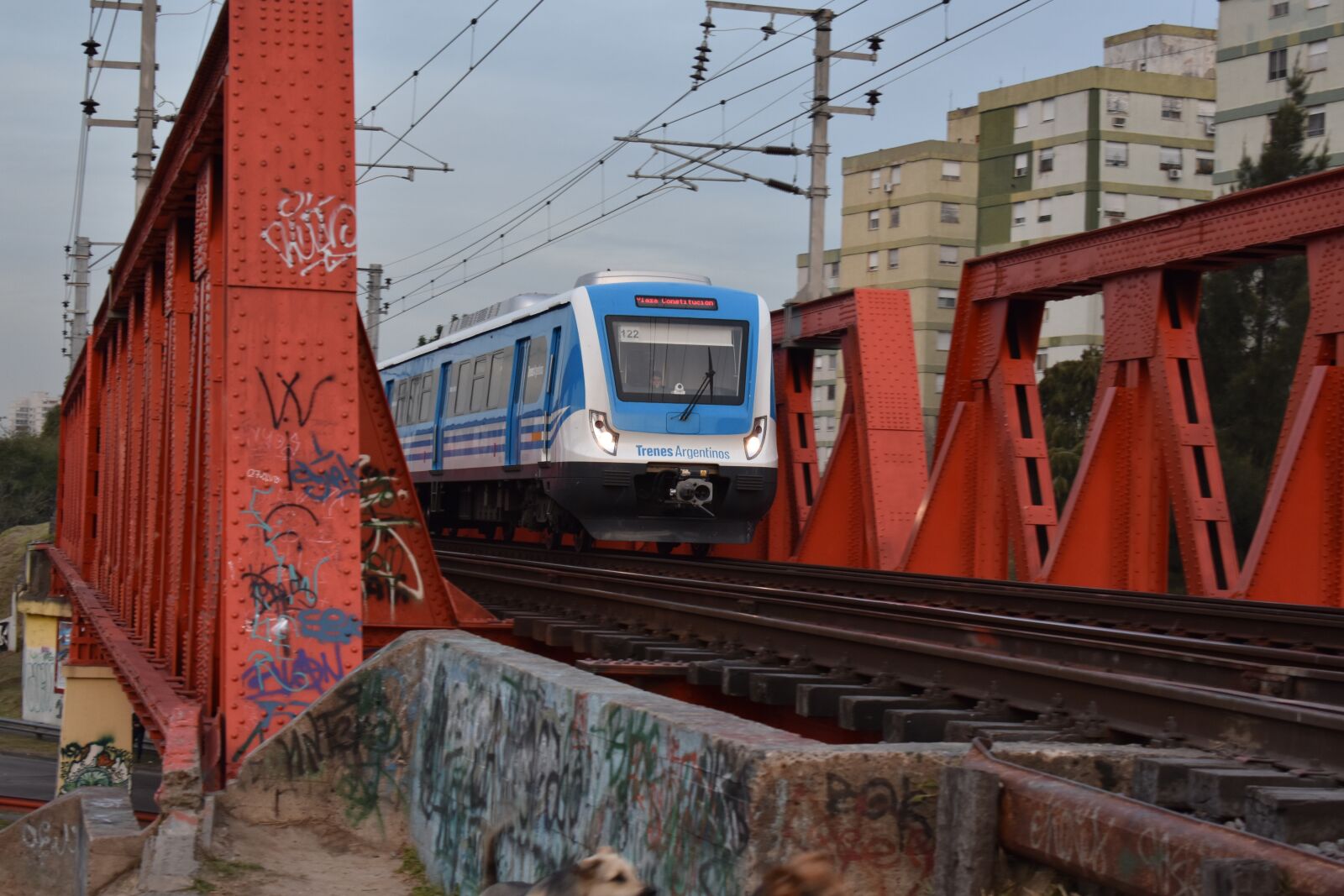 Nikon D3400 sample photo. Train, bridge, railway photography