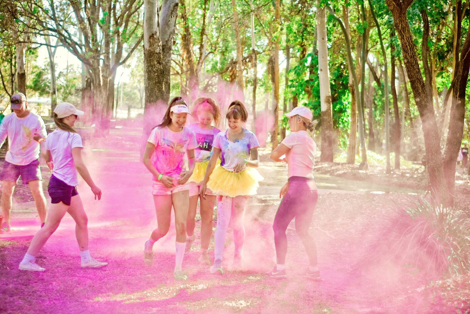 Nikon D7100 sample photo. The color run, colorful photography