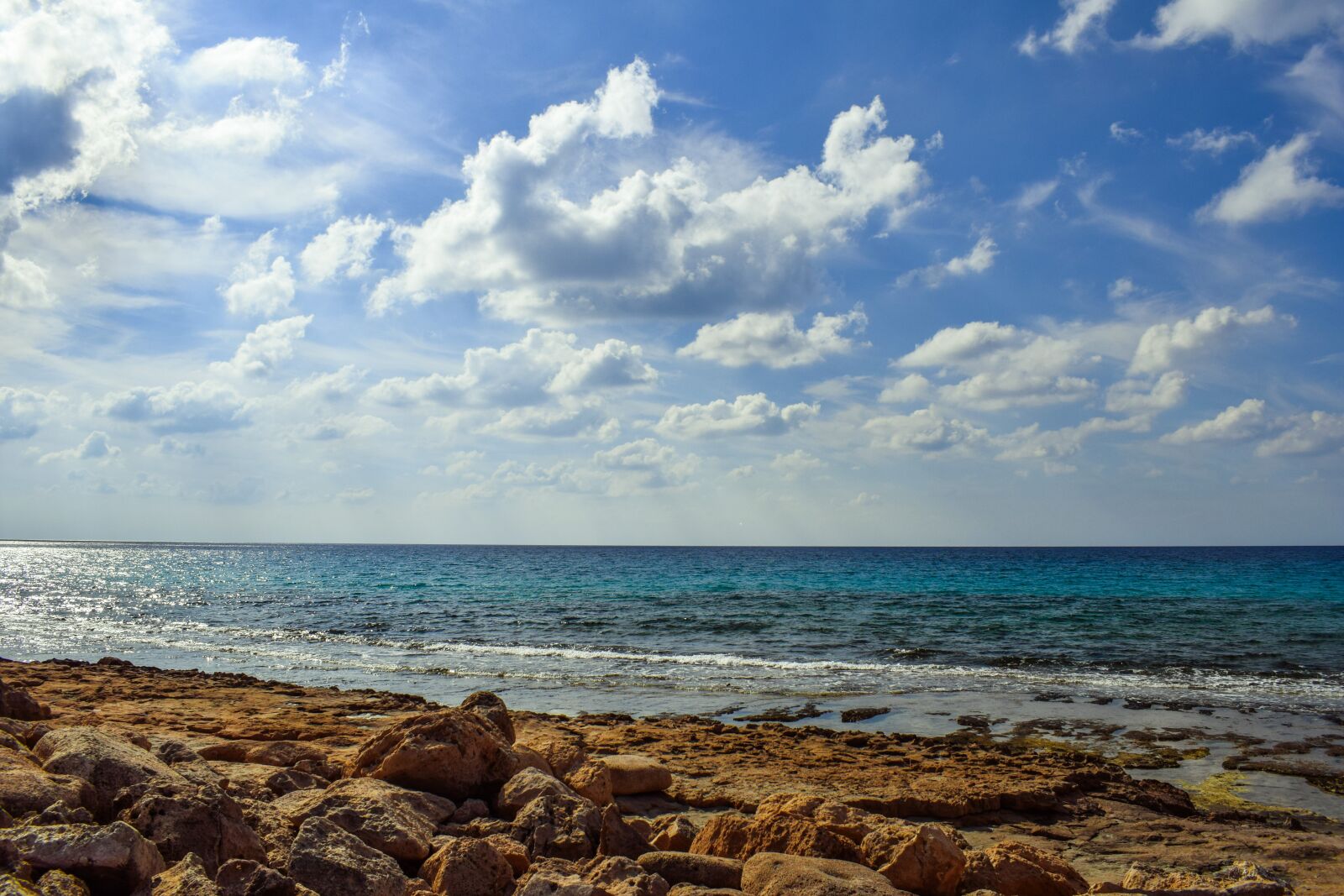 Nikon D3300 sample photo. Rocky coast, sea, horizon photography
