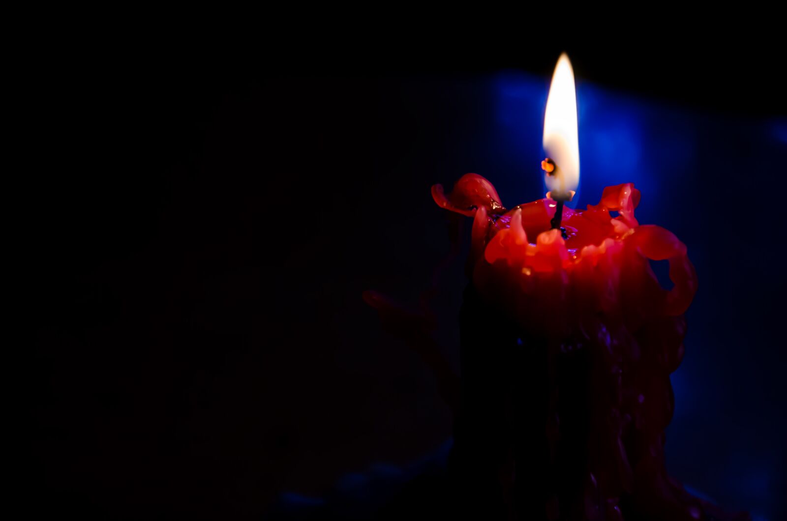 Nikon D7000 sample photo. Candle, fire, dark photography