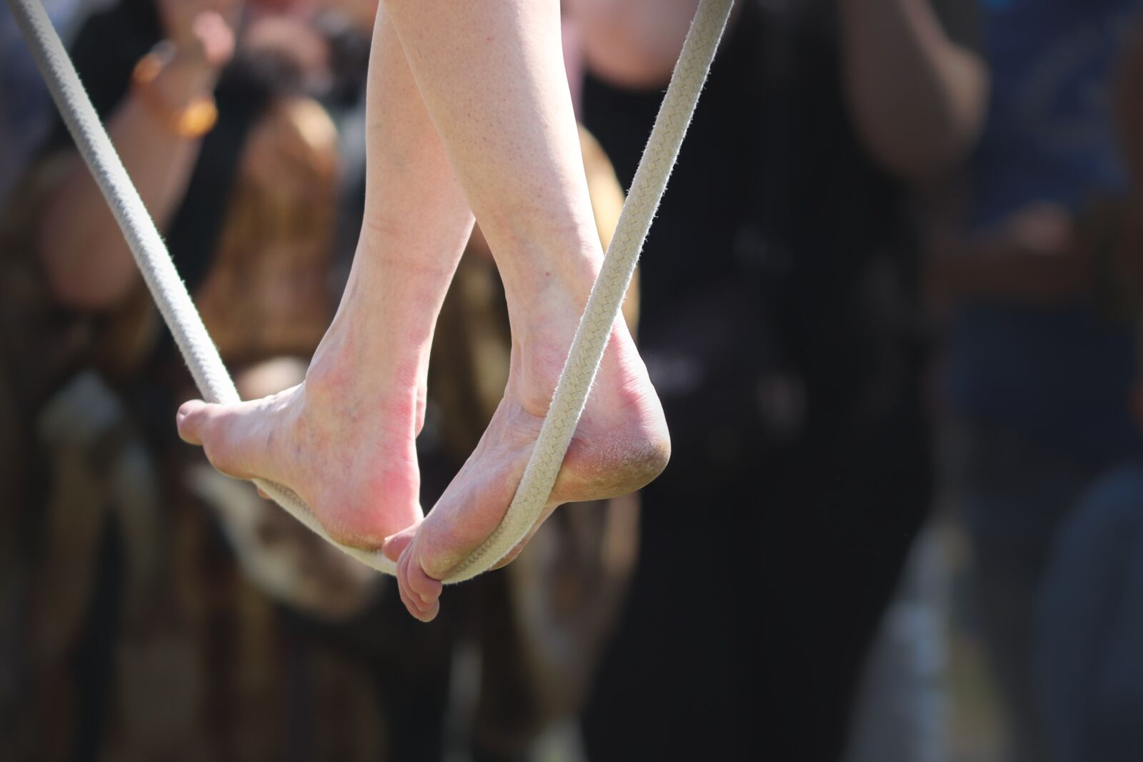 Canon EOS 200D (EOS Rebel SL2 / EOS Kiss X9) sample photo. Acrobat, rope dancer, balance photography