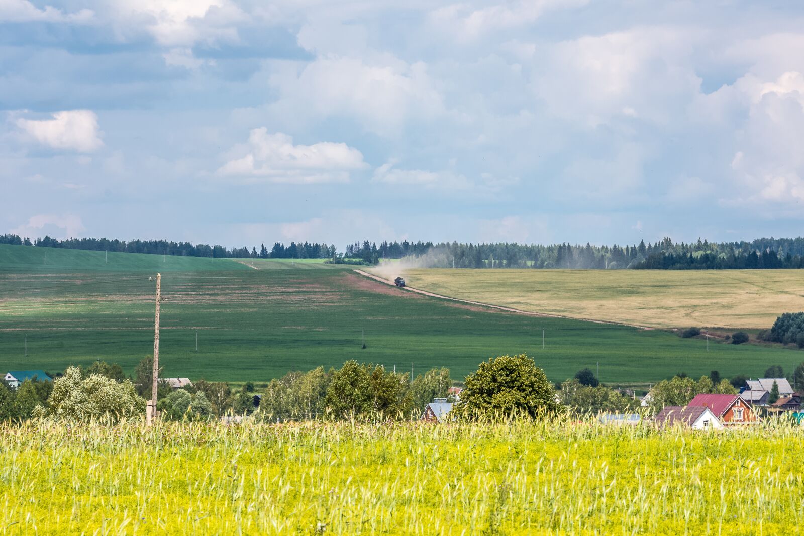 Nikon D7200 sample photo. Landscape, field, sky photography