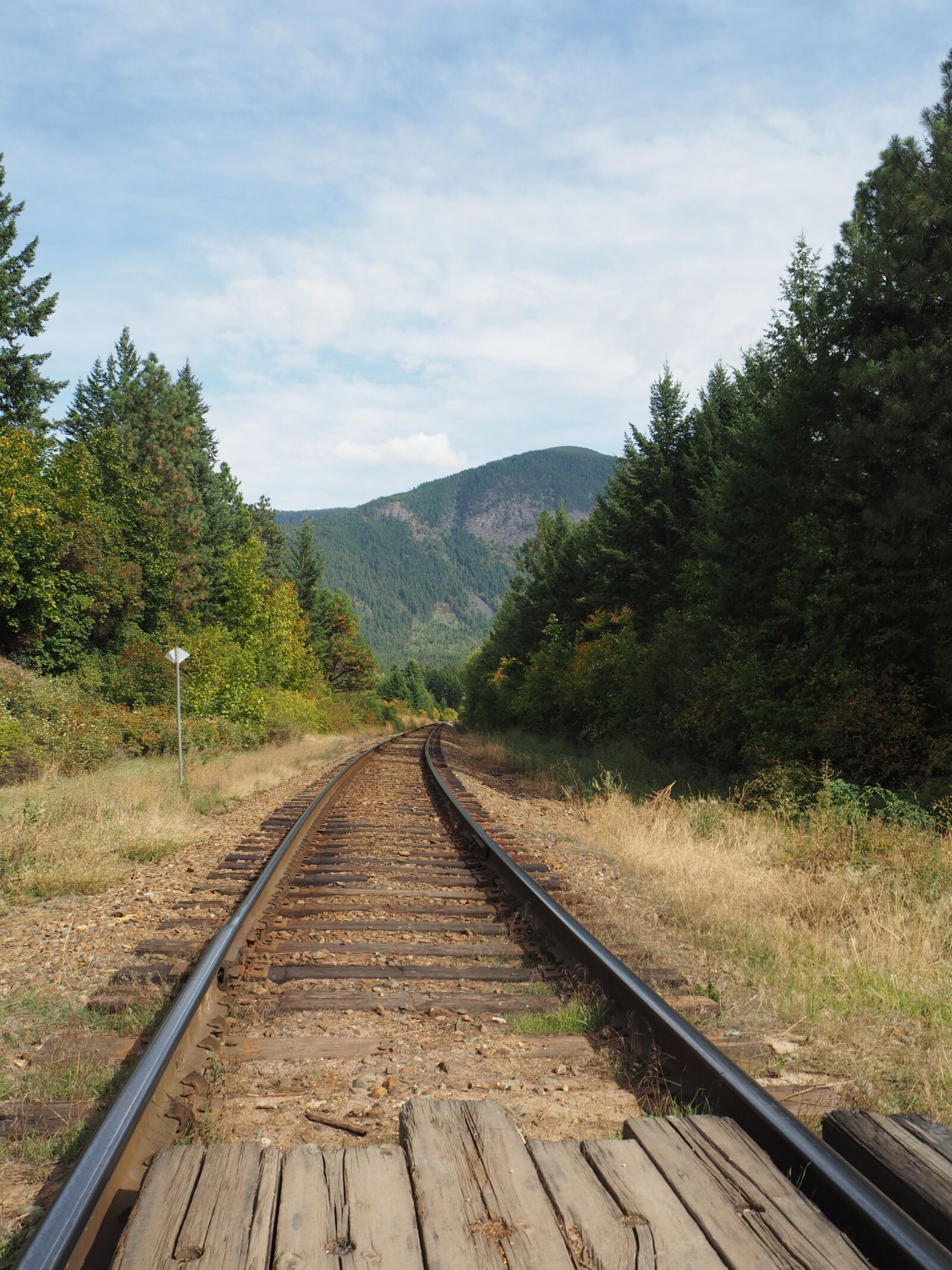 Olympus OM-D E-M10 sample photo. Canada, railway, track photography
