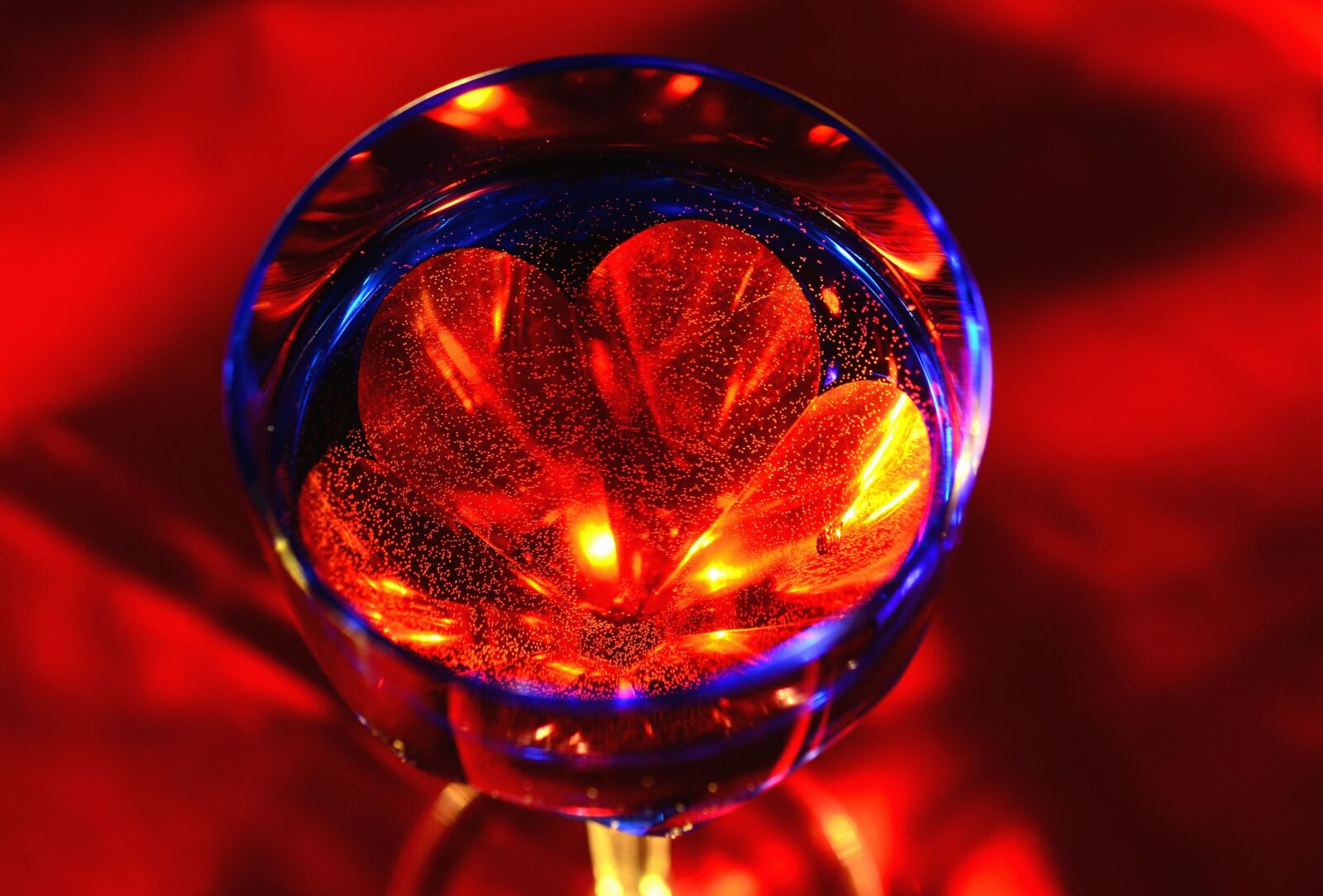 Nikon D5100 sample photo. Abstract, glass, light, red photography