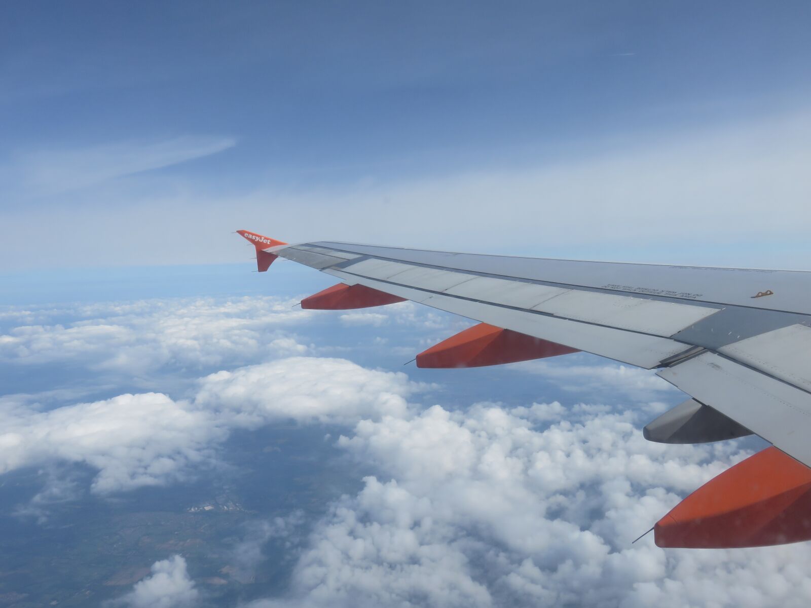 Canon PowerShot SX700 HS sample photo. Flight, easyjet, wing photography