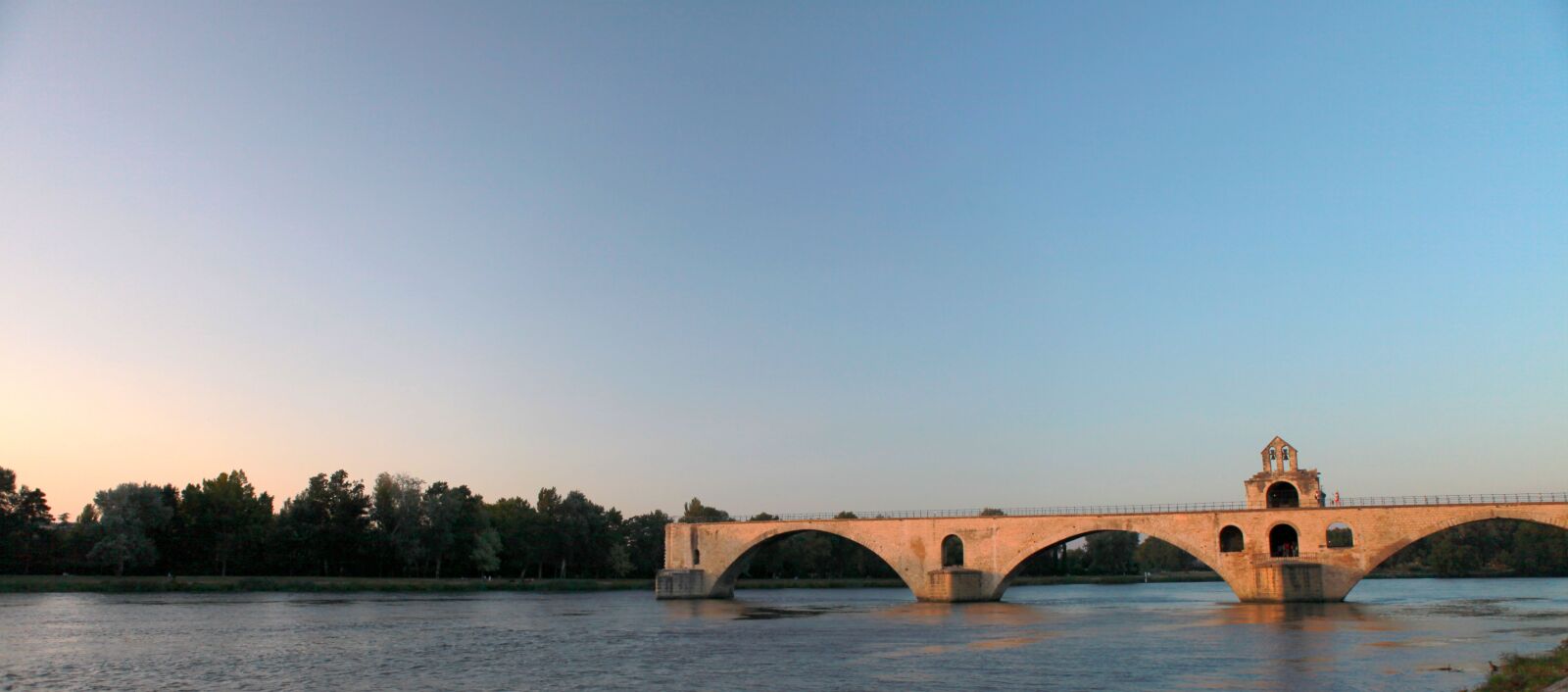 Canon EOS 5D Mark II sample photo. Sunset, broken bridge, avignon photography