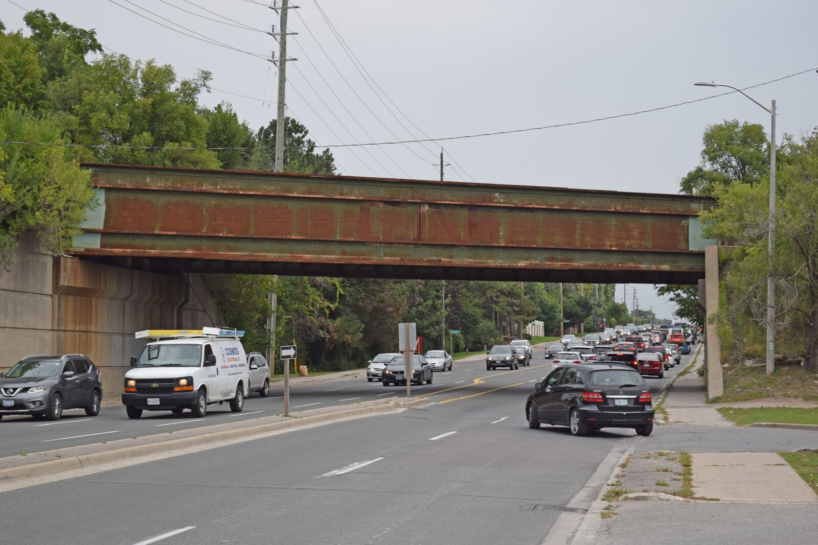 Nikon D5300 sample photo. Rail bridge, steel, bridge photography