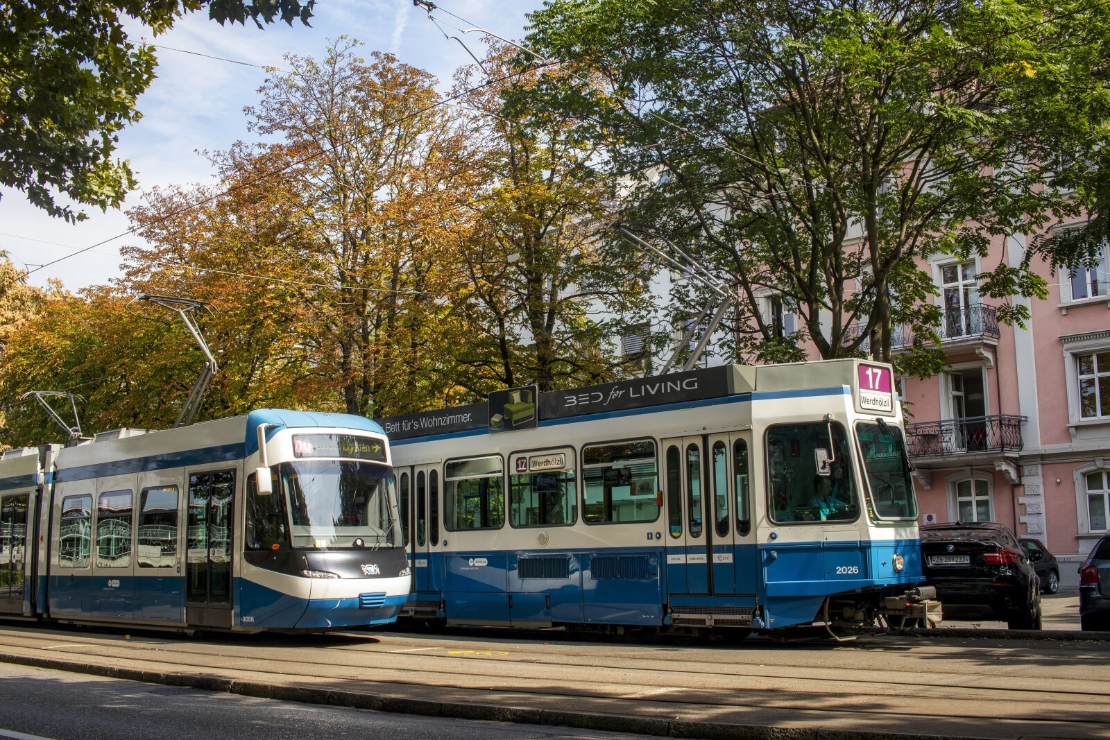 Canon EOS M5 + Canon EF-S 24mm F2.8 STM sample photo. Zurich, tram, transport photography