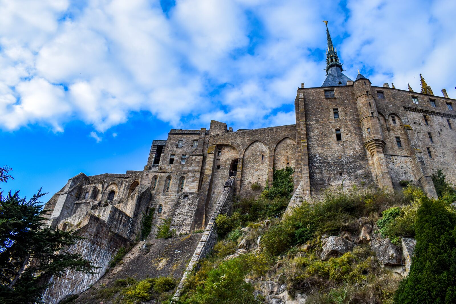 Nikon D5300 sample photo. Mont saint michel, abbey photography