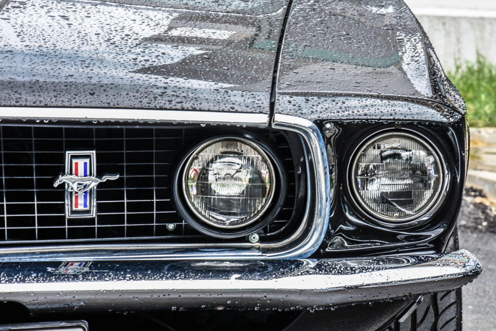Nikon D7200 sample photo. Mustang, car, retro photography