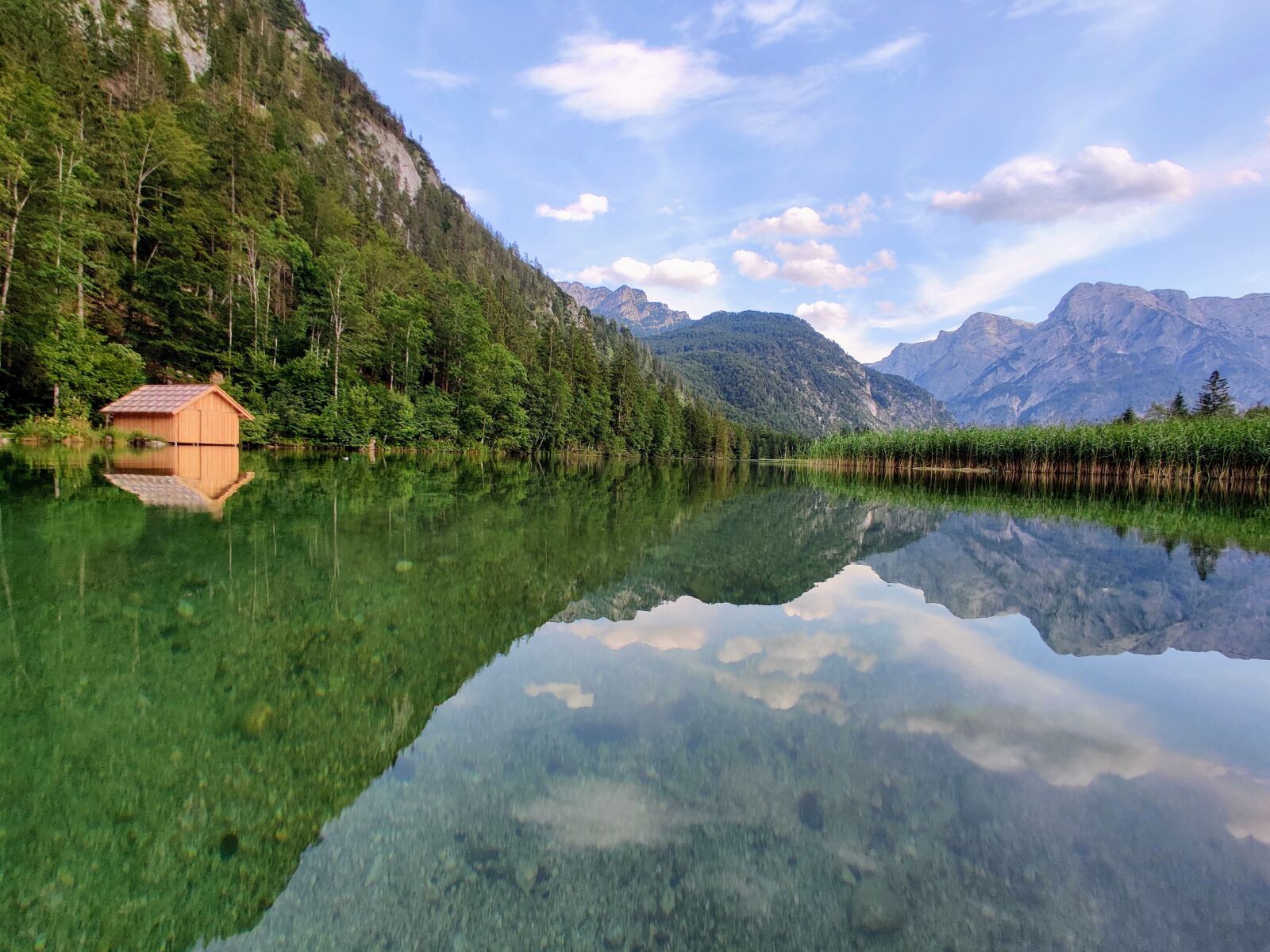 OnePlus GM1913 sample photo. Lake, austria, mirror photography