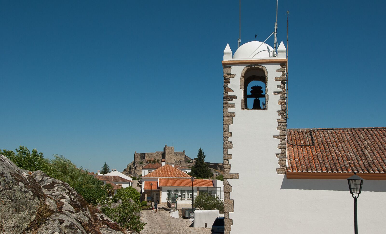 Pentax K10D sample photo. Portugal, marvão, church photography