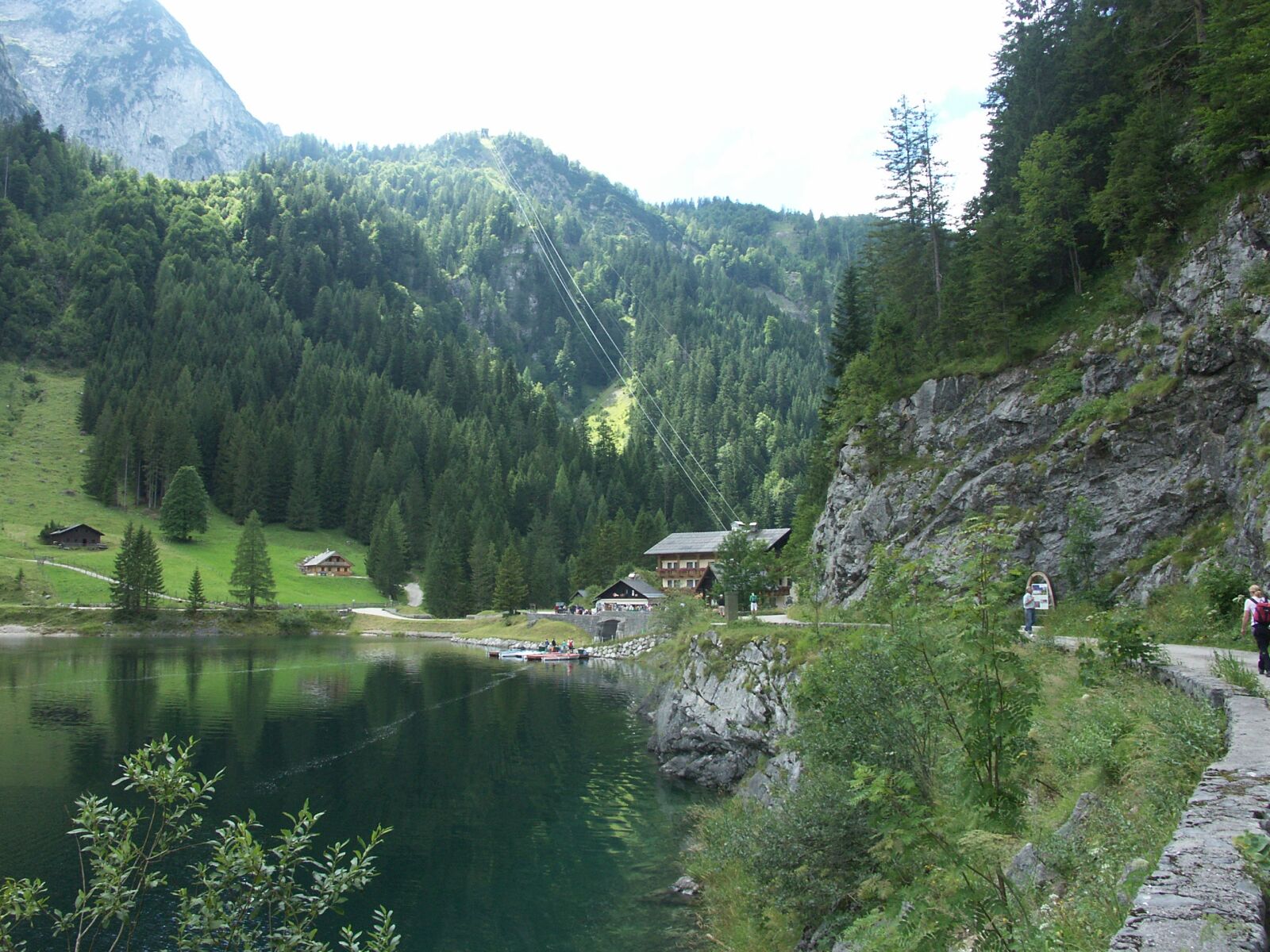KONICA MINOLTA DiMAGE A1 sample photo. Gosausee, dachstein, lake photography