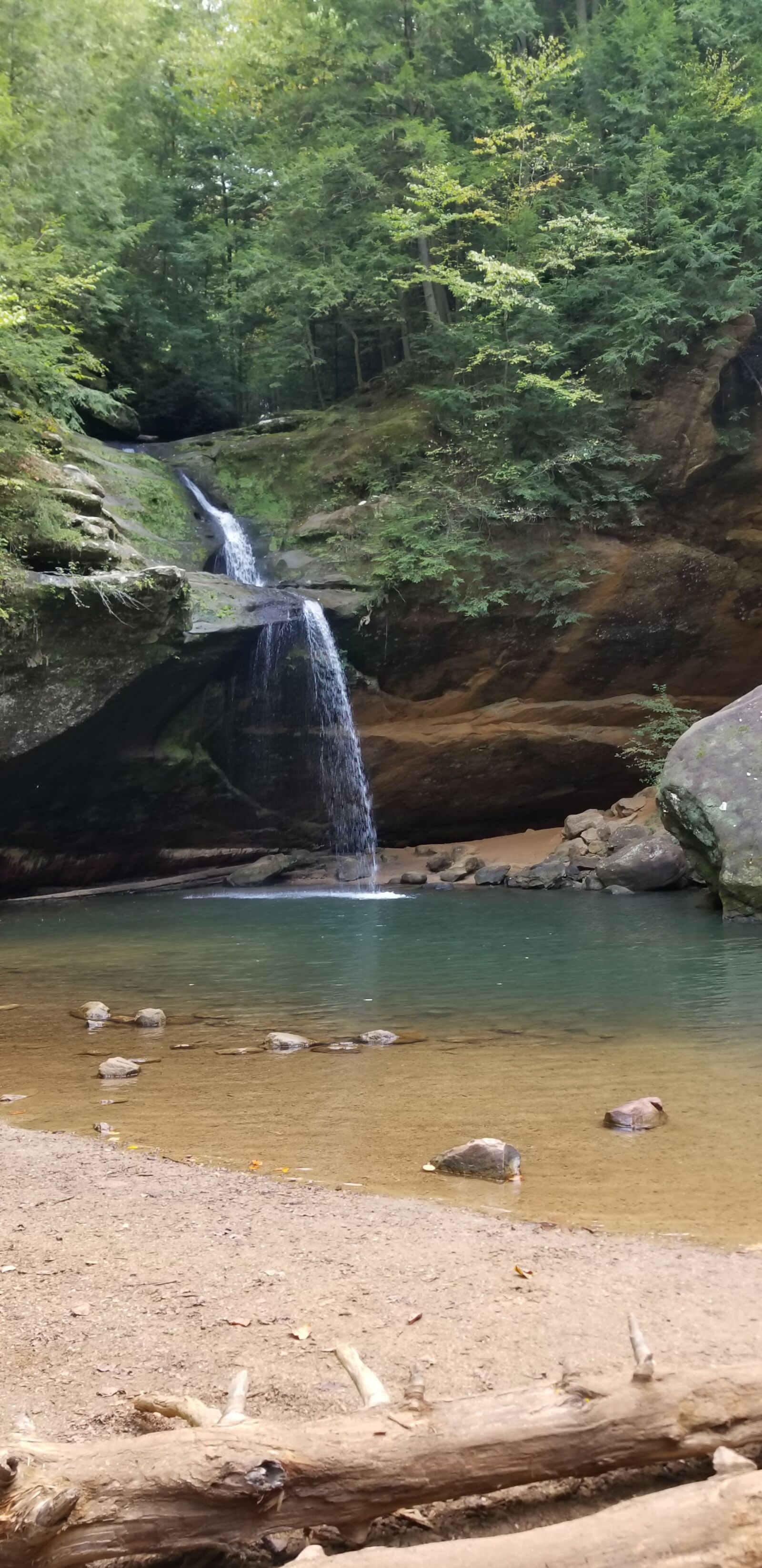 Samsung Galaxy S8 sample photo. Hocking hills ohio, waterfall photography