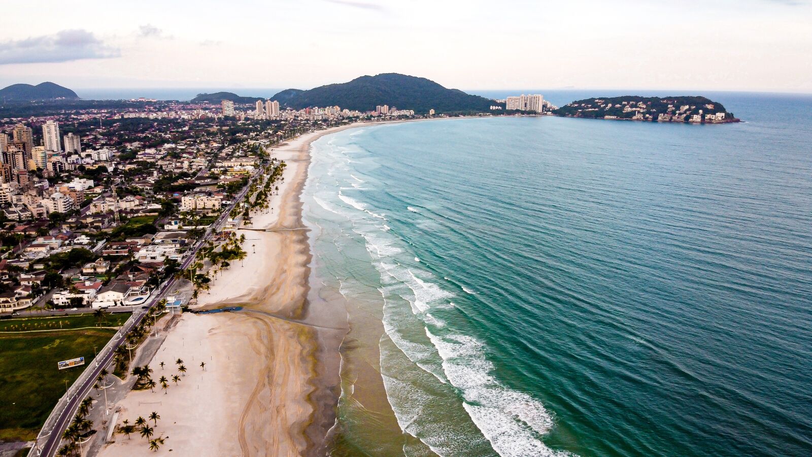 DJI FC7203 sample photo. Brazil, guaruja, beach photography