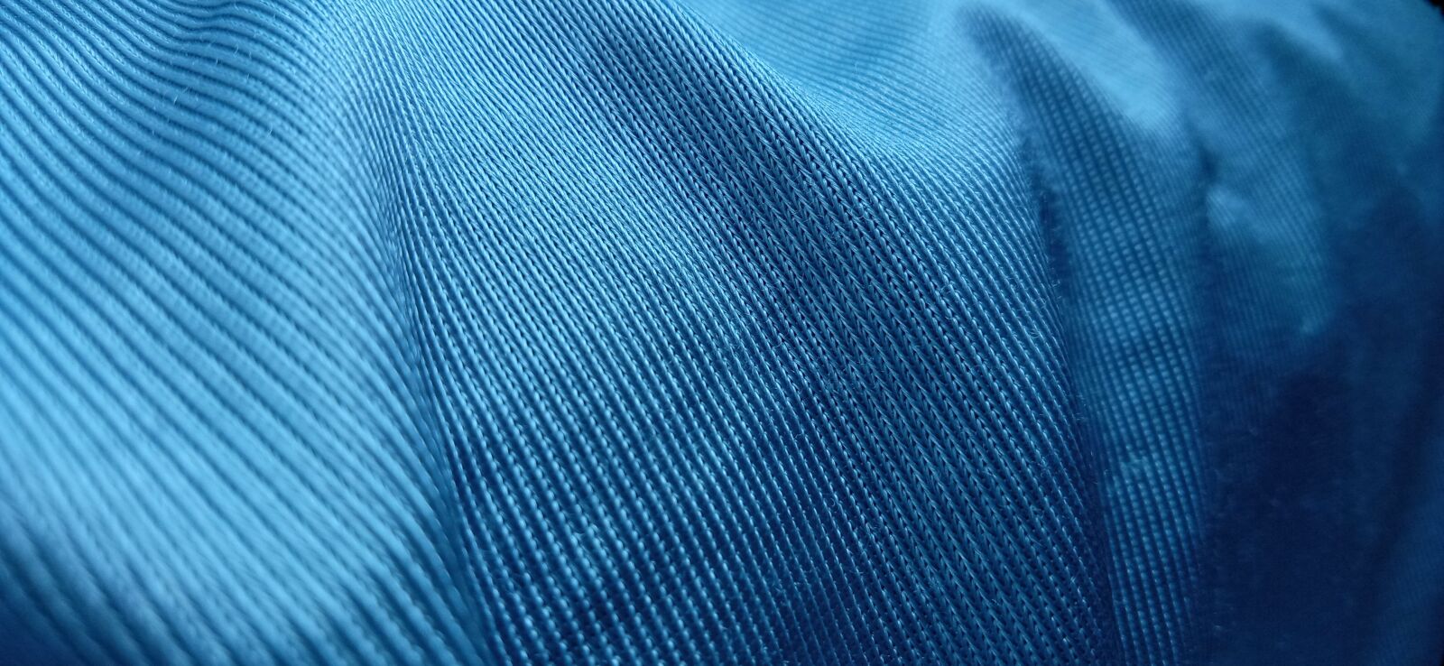 Realme C2 sample photo. Elegant, fabric, blue photography
