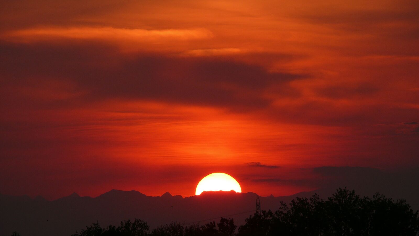 Panasonic DMC-FZ50 sample photo. Sunset, sky, sun photography