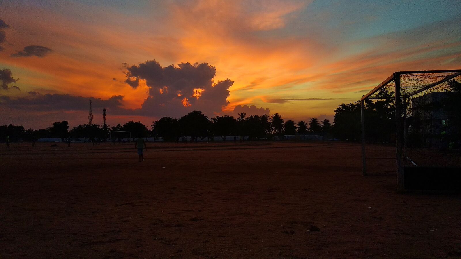 Xiaomi Redmi Note 5 sample photo. Football ground, game, soccer photography