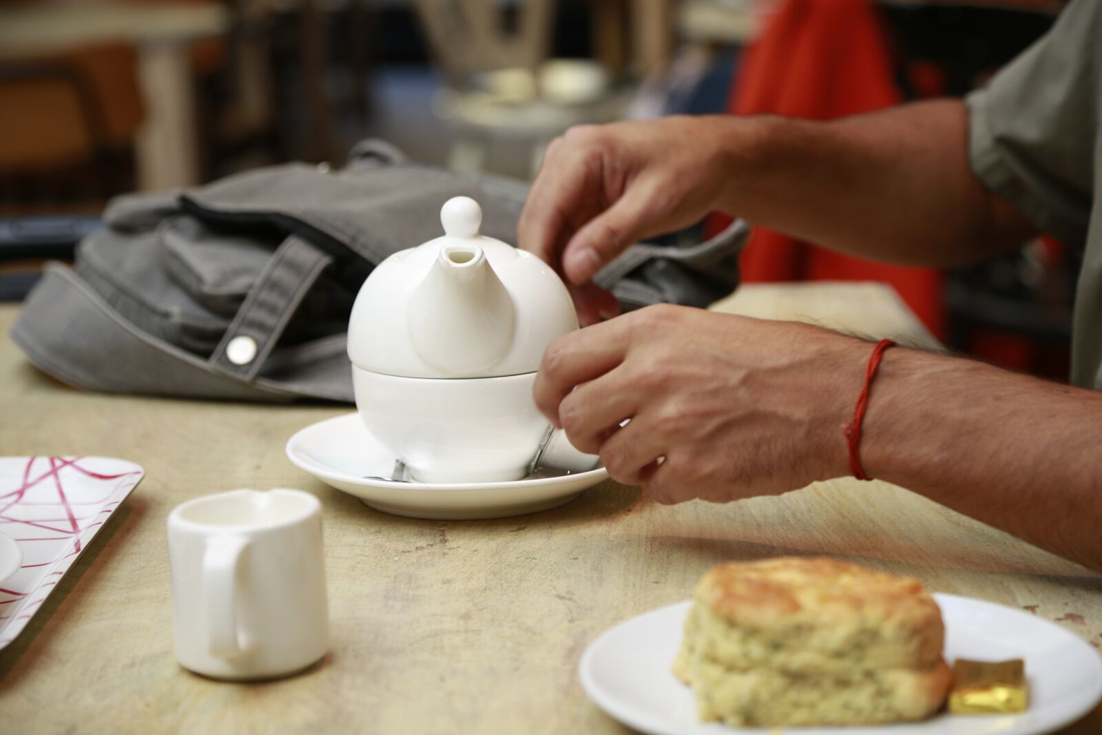 Canon EF 24-105mm F4L IS USM sample photo. Tea, breakfast, person photography