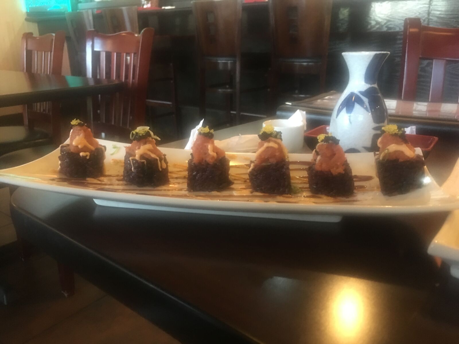 Apple iPhone 6s Plus sample photo. Food, sushi photography
