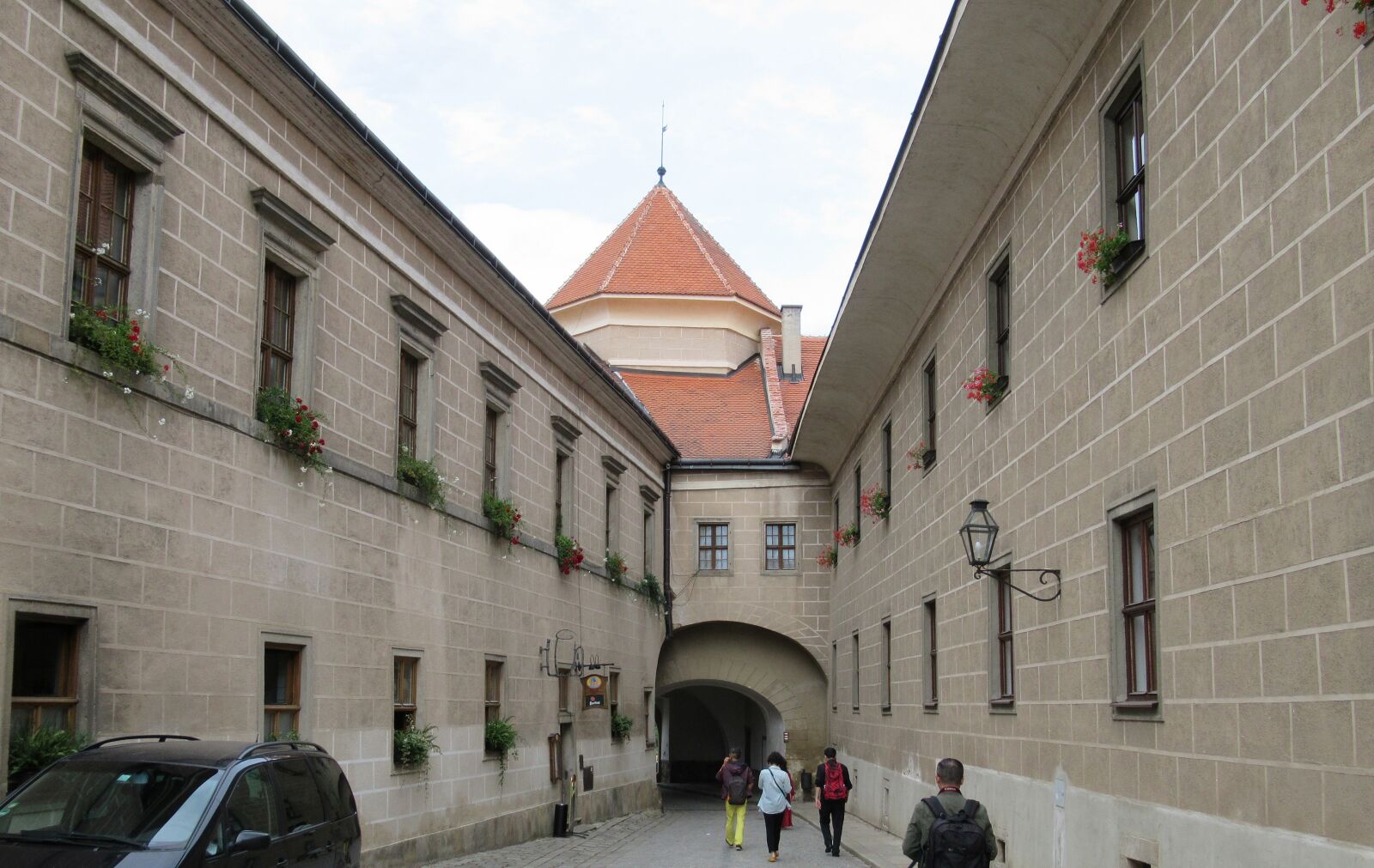 Canon PowerShot SX620 HS sample photo. Telc, main square, tower photography
