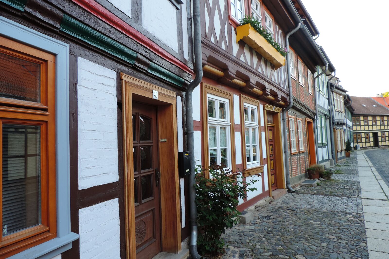 Nikon Coolpix P520 sample photo. Wernigerode, historic center, truss photography