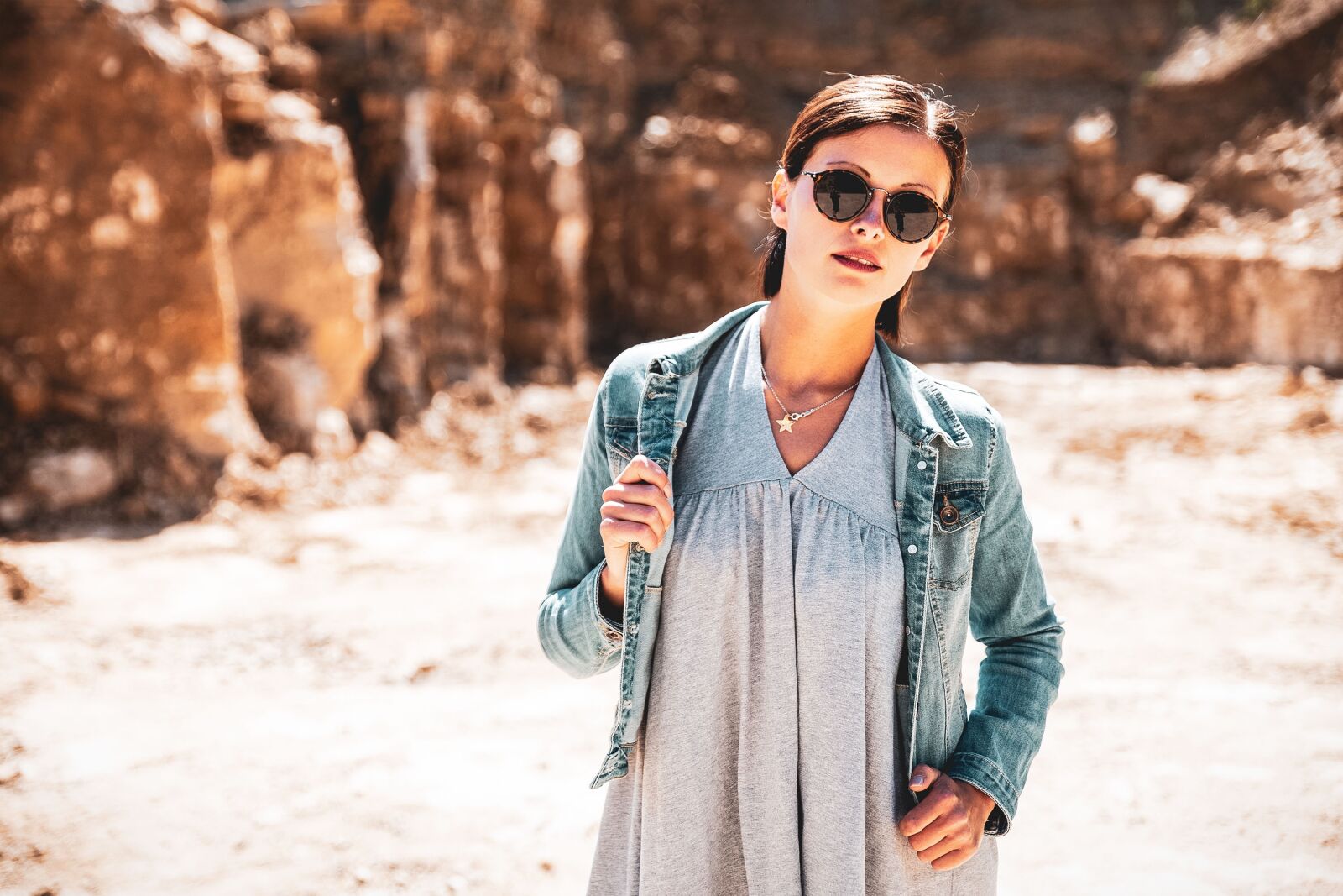 Canon EOS 6D sample photo. Woman, model, quarry photography