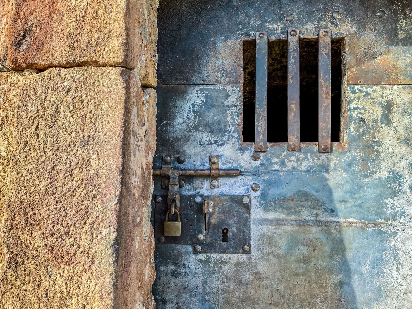 Apple iPhone 11 Pro sample photo. Door, barcelona, jail photography