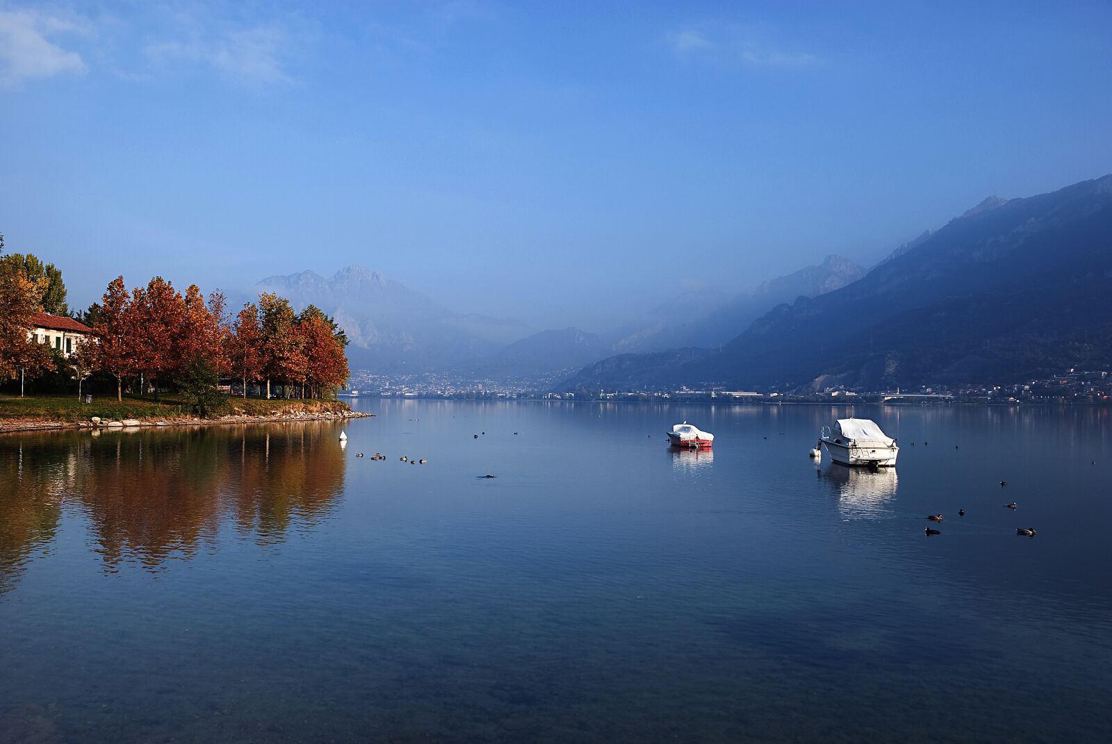 Nikon D80 sample photo. Lake, lake como, italy photography