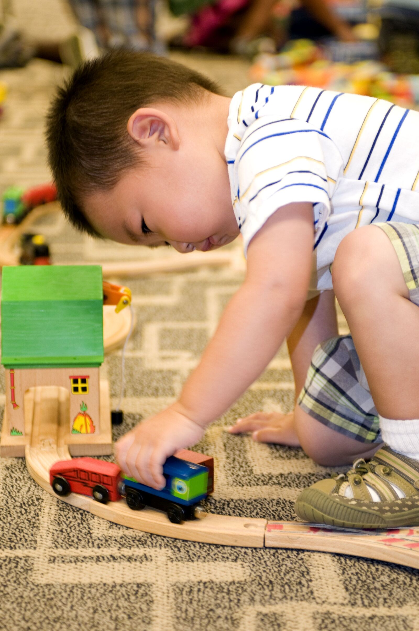 Nikon D300 sample photo. Play, small, wooden, toy photography