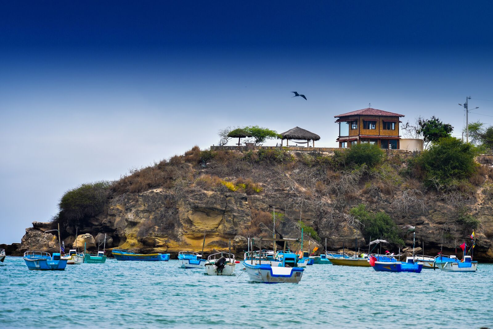 Nikon D3400 sample photo. Arecife, sea, boats photography