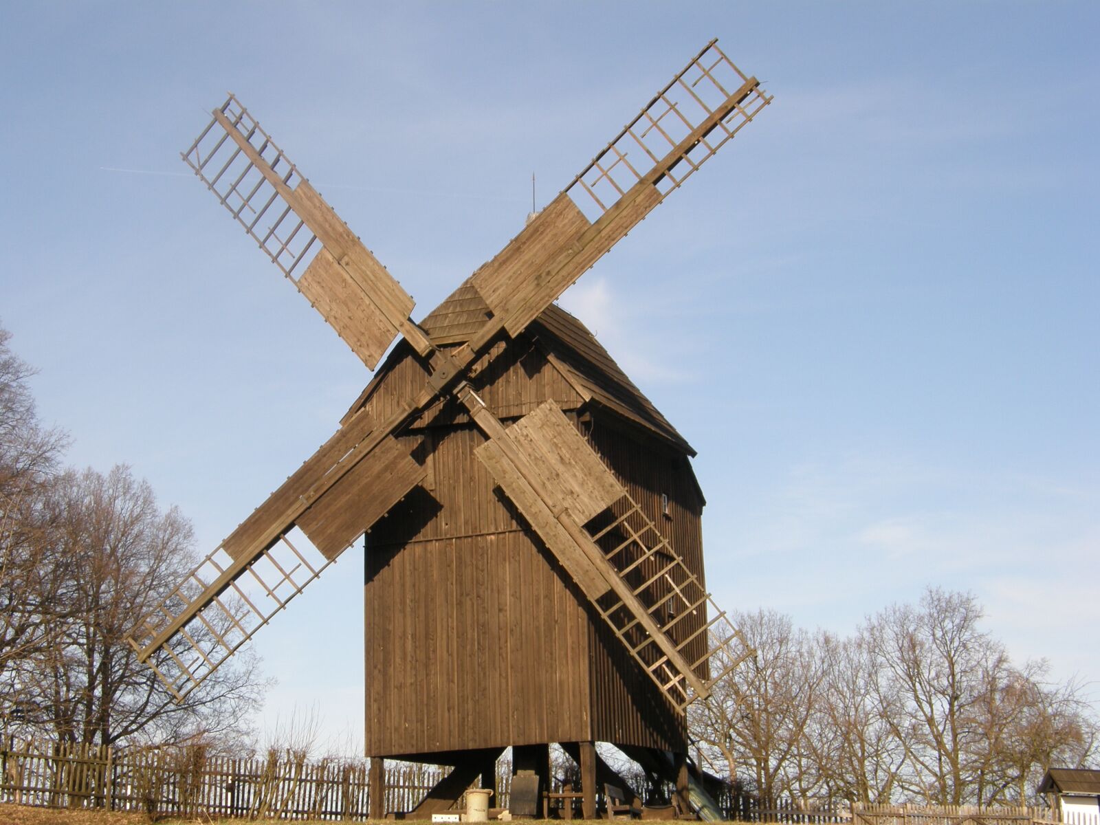 Olympus SP550UZ sample photo. Windmill, post mill, wind photography