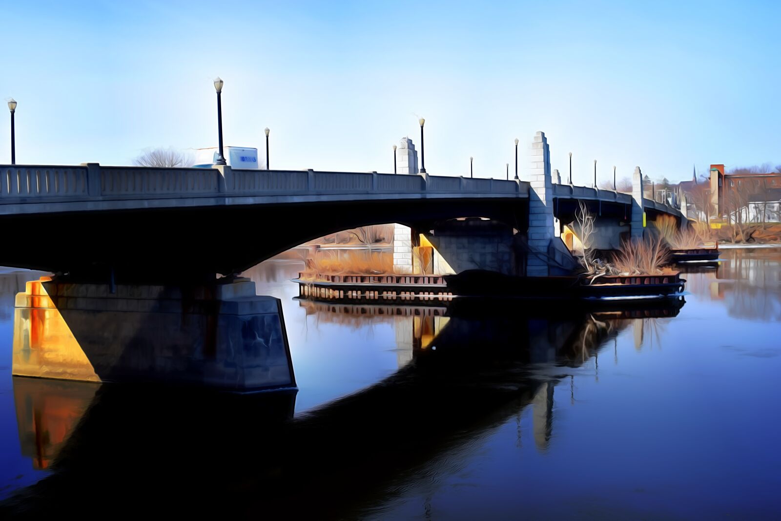 Nikon D3300 sample photo. Bridge, river, water photography