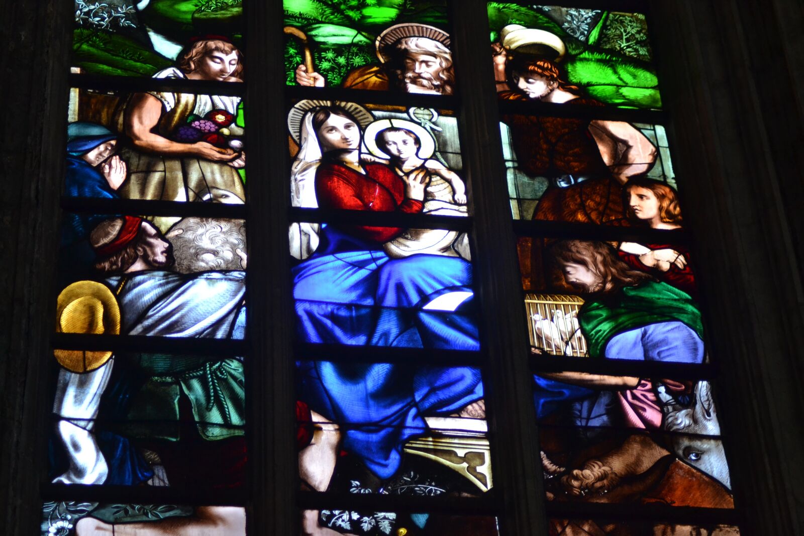 Nikon D3100 sample photo. Stained glass, church, window photography