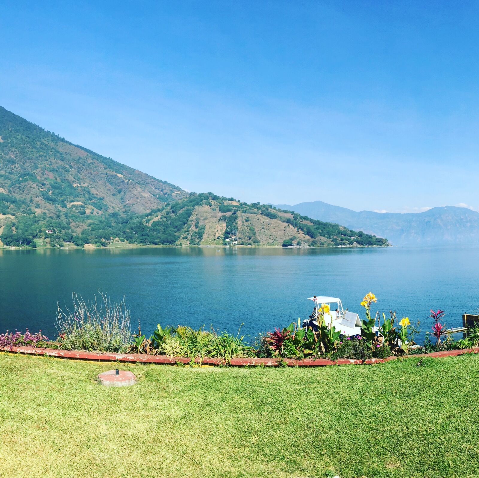 iPhone 6 Plus back camera 4.15mm f/2.2 sample photo. Lake, atitlan, volcano photography