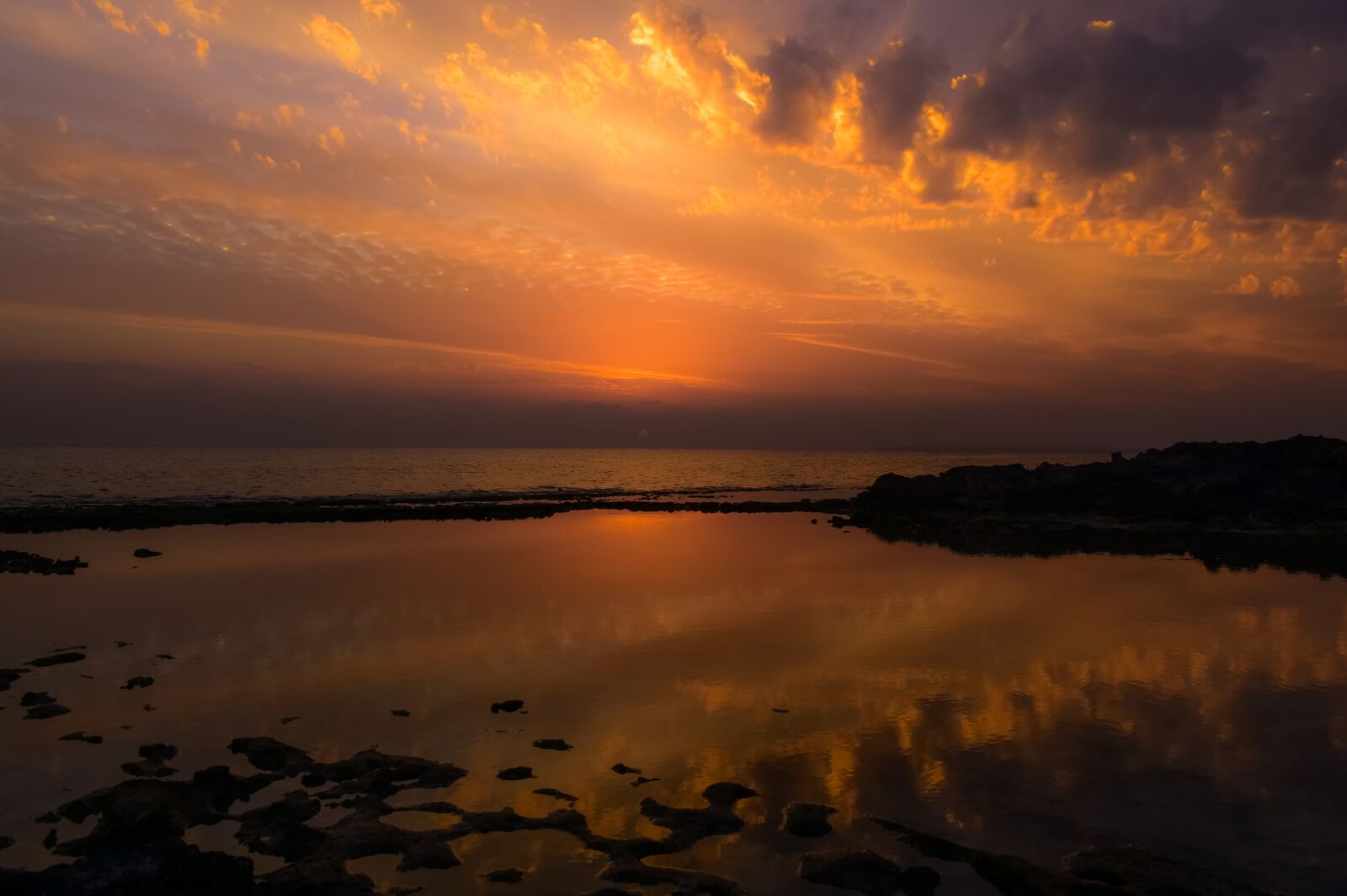 Nikon D3300 sample photo. Sunset, clouds, sea photography