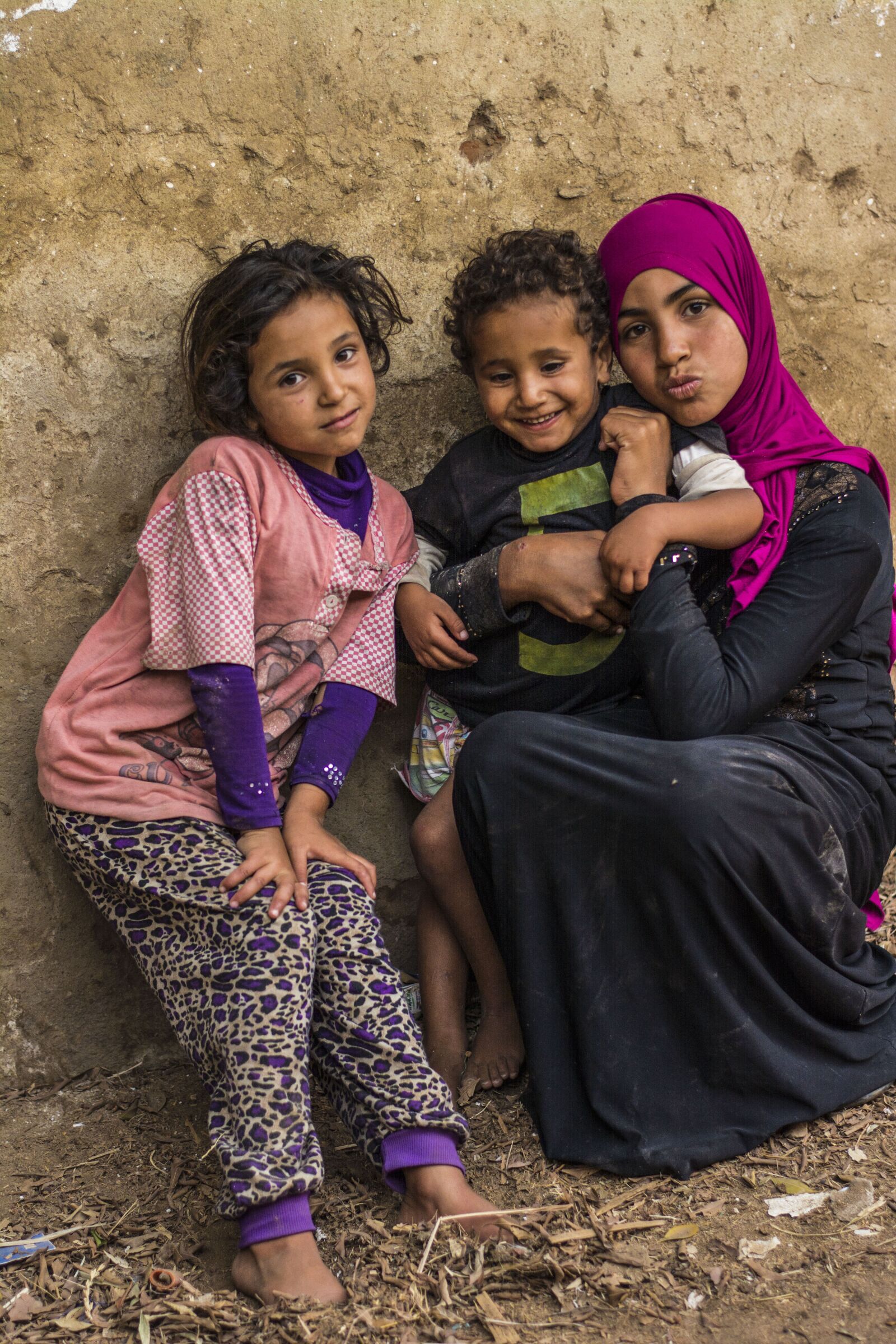 Nikon D5200 sample photo. Three children, two girls photography
