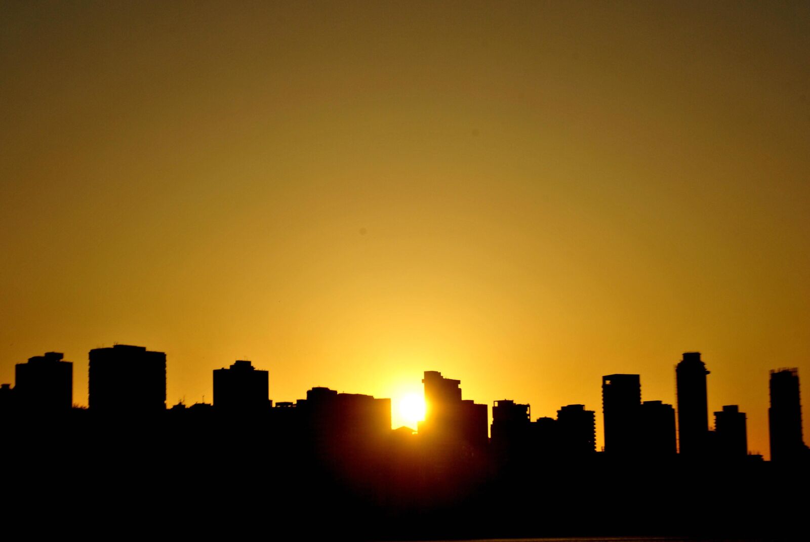 Nikon D3000 sample photo. Sunset, building, city, architecture photography