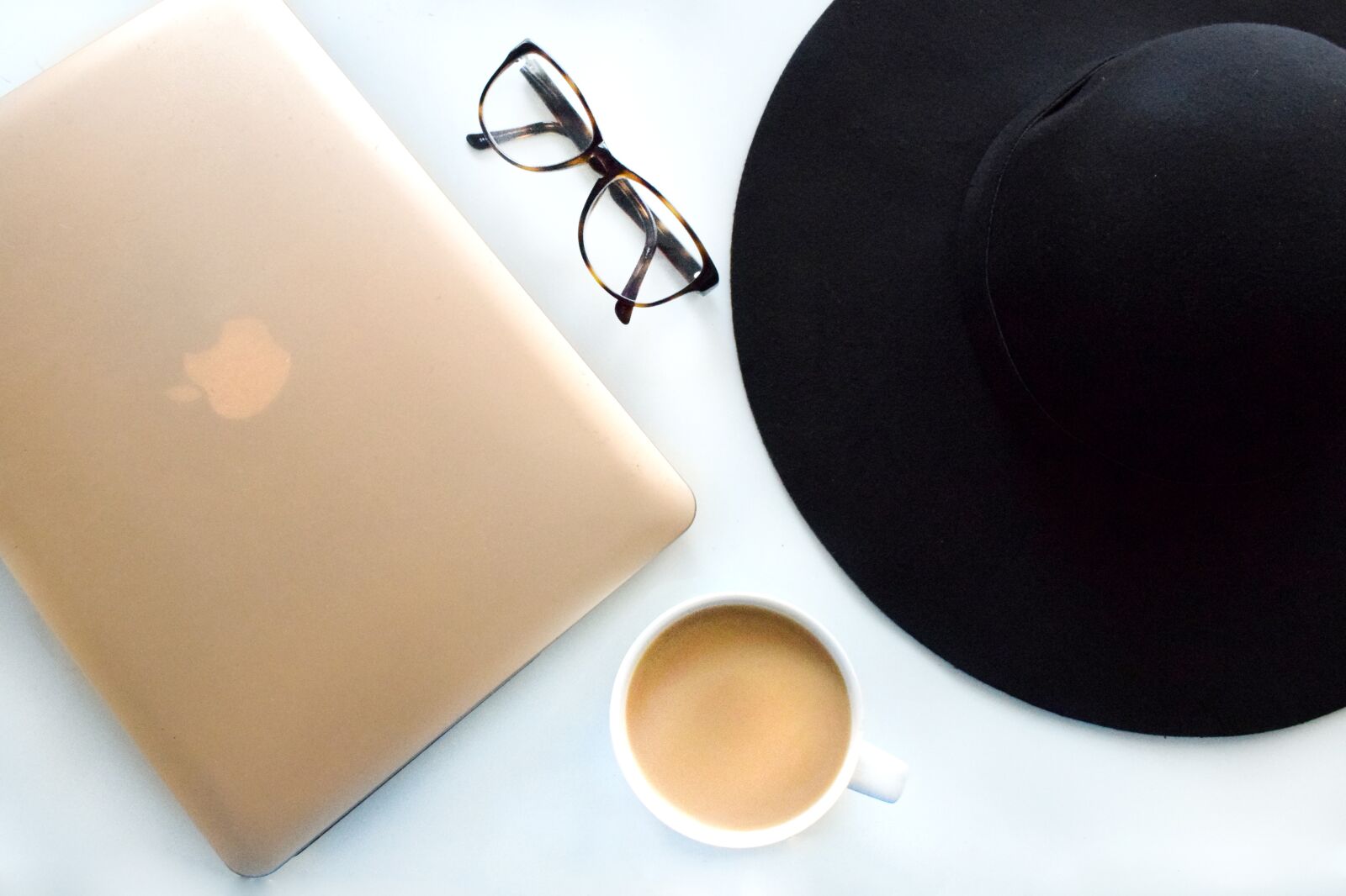 Nikon D3300 sample photo. Coffee, eye glasses, hat photography