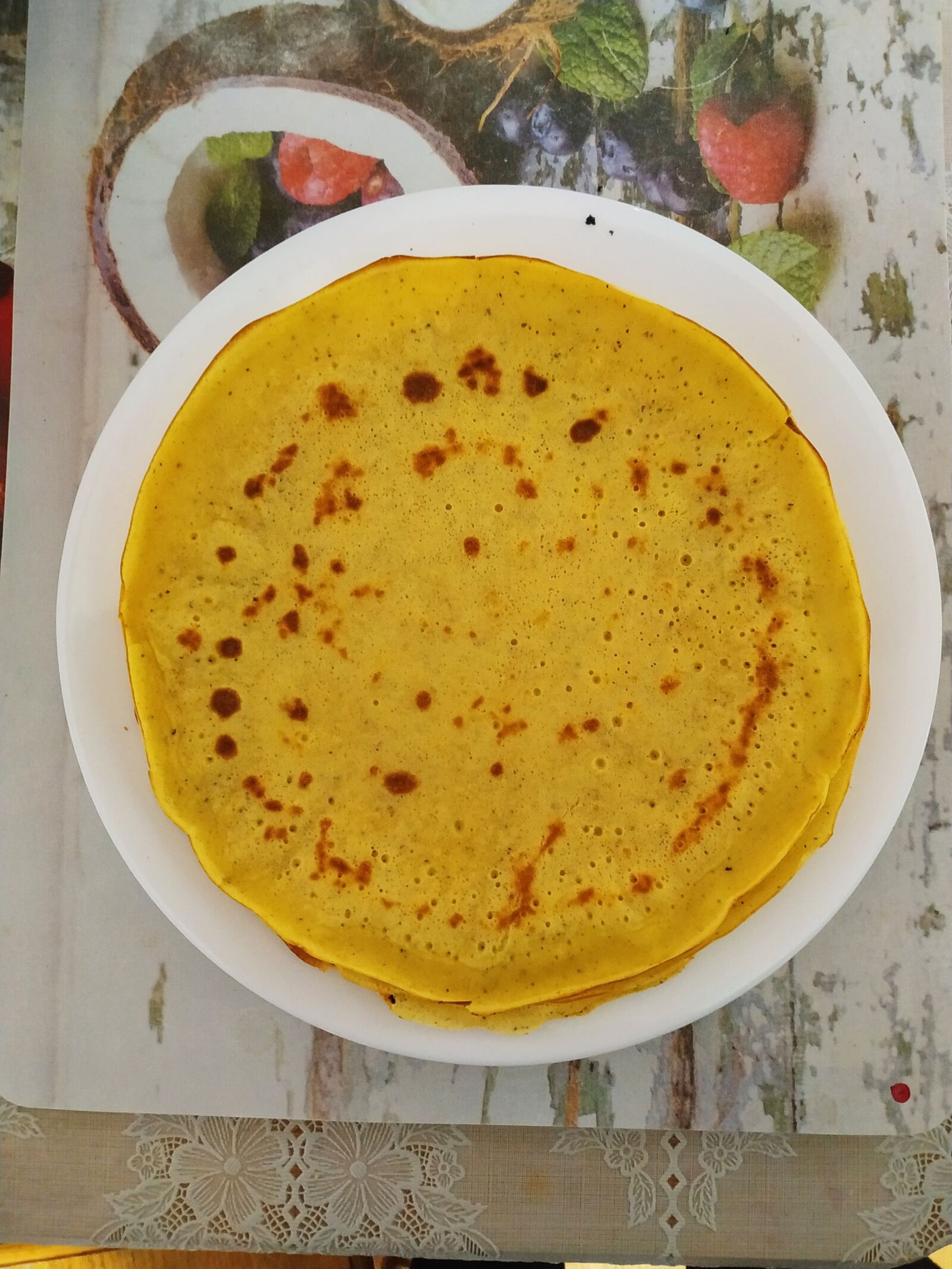 Xiaomi Redmi Note 6 Pro sample photo. Plate, pancake, pancakes photography