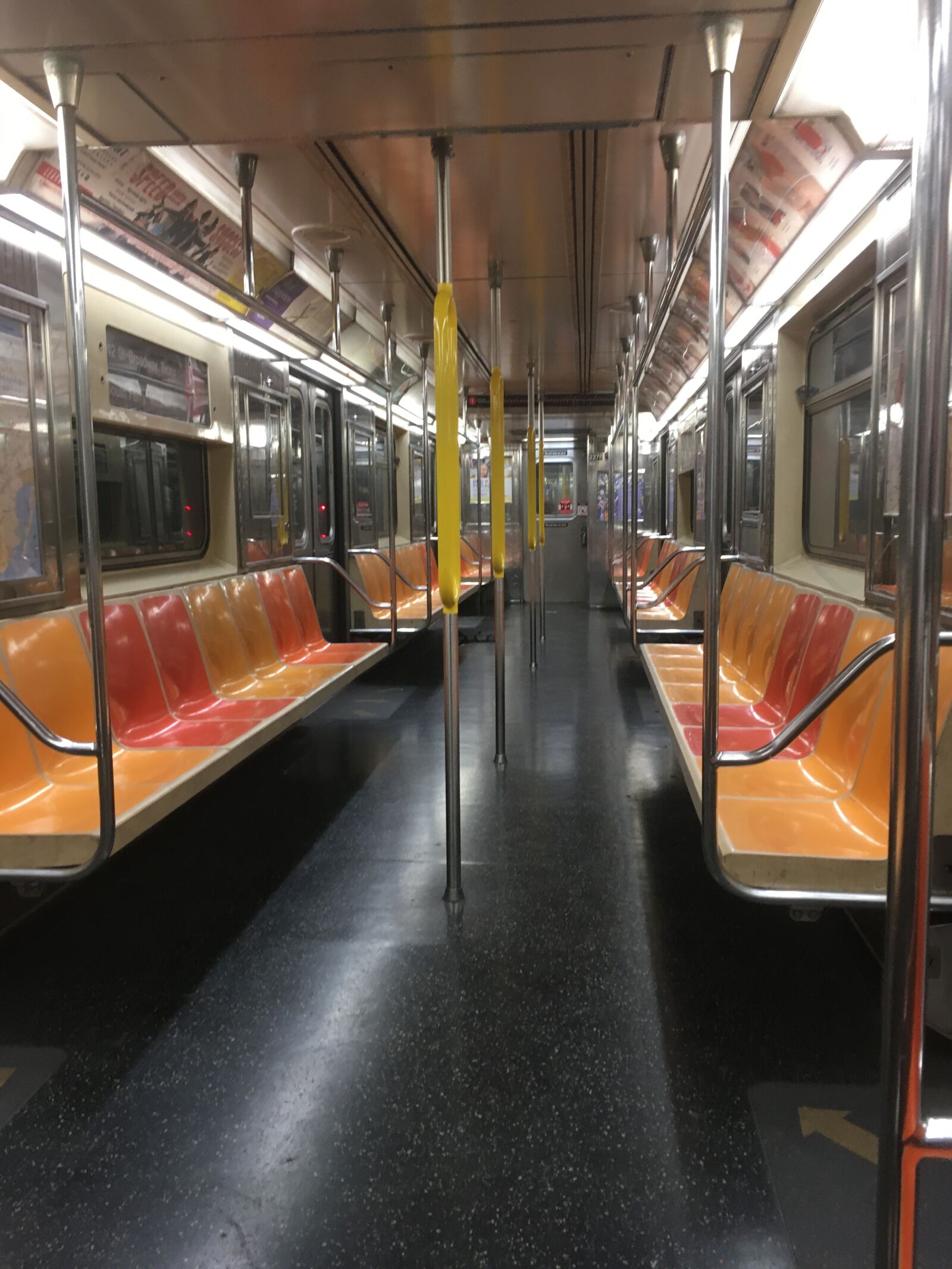Apple iPhone SE (1st generation) sample photo. Subway, new york, empty photography