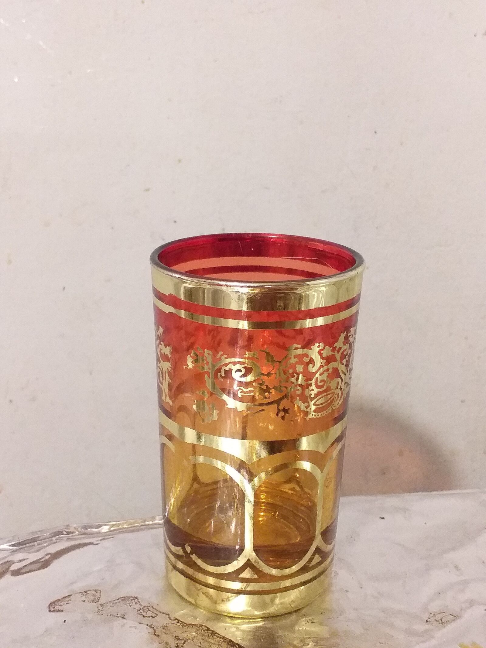 Samsung Galaxy J4+ sample photo. Decorated cup, glass, tea photography